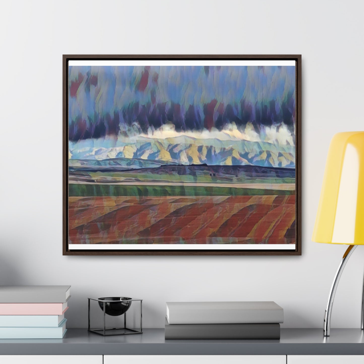 Gallery Canvas Wraps, Horizontal Frame ... On-The-Prairie .. "The Storm Is Brewing" ... Central Idaho: November 2023 ... Original Works ...