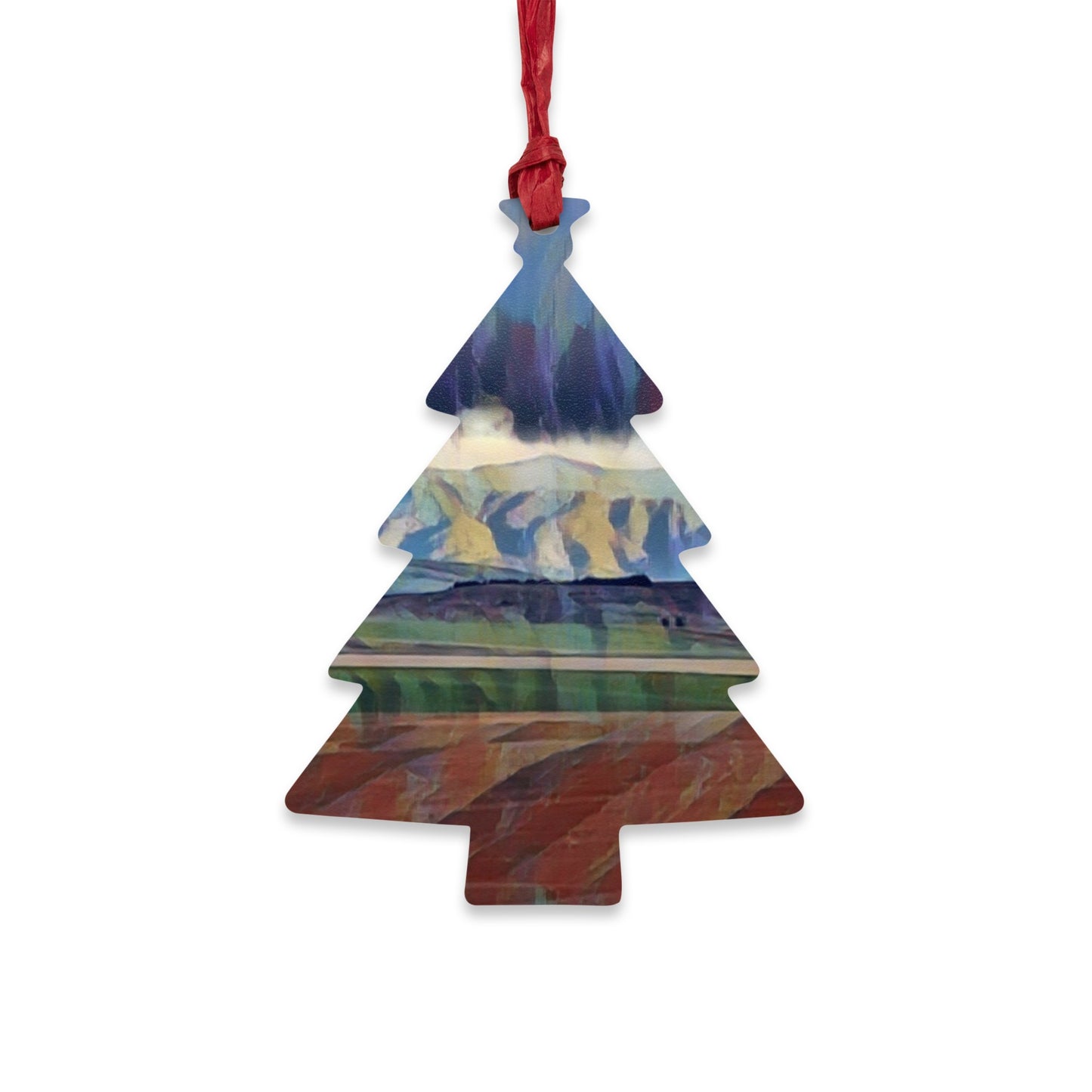 Wooden Ornaments ... On-The-Prairie .. "The Storm Is Brewing" ... Central Idaho: November 2023 ... Original Works ...