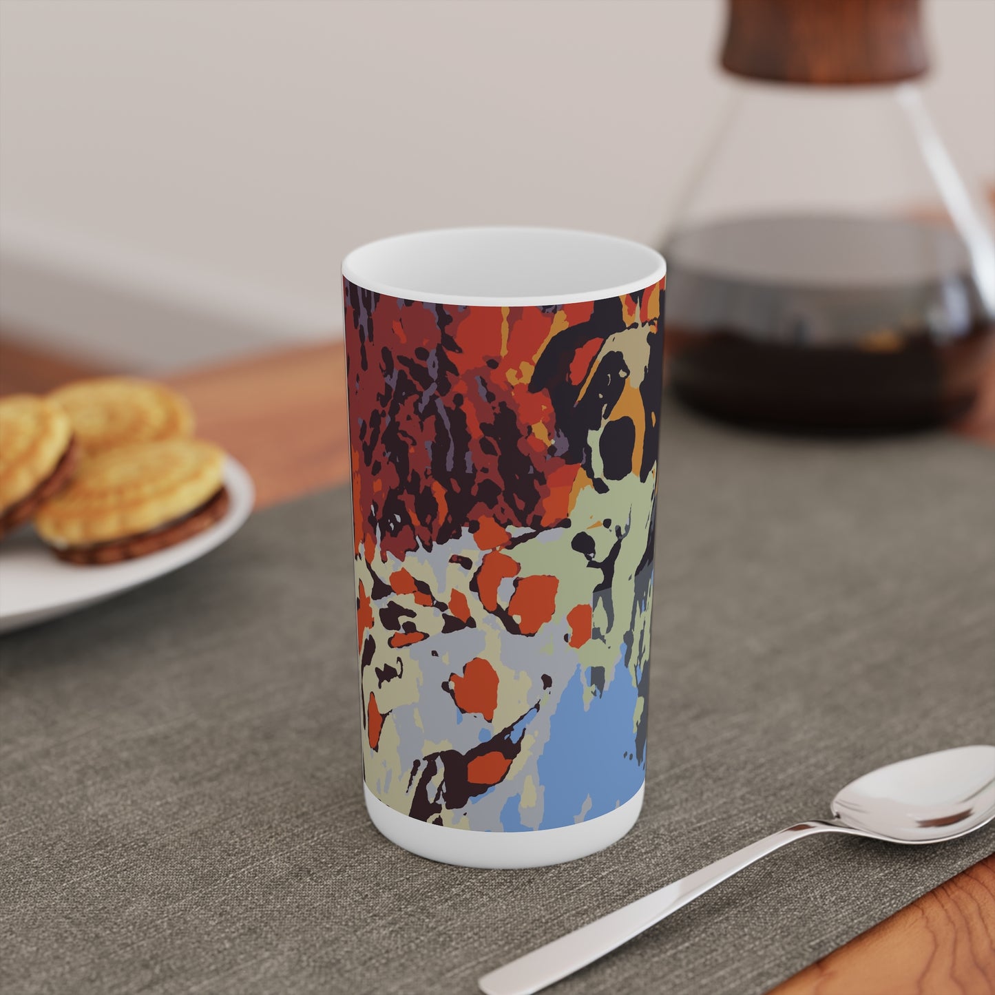 Conical Coffee Mugs (3oz, 8oz, 12oz) ... Ozzie-Hippensteel ... "Don't Cry Now ... Dry-Your_Eyes ... On The Wind". Oriignal Works. May 2023.