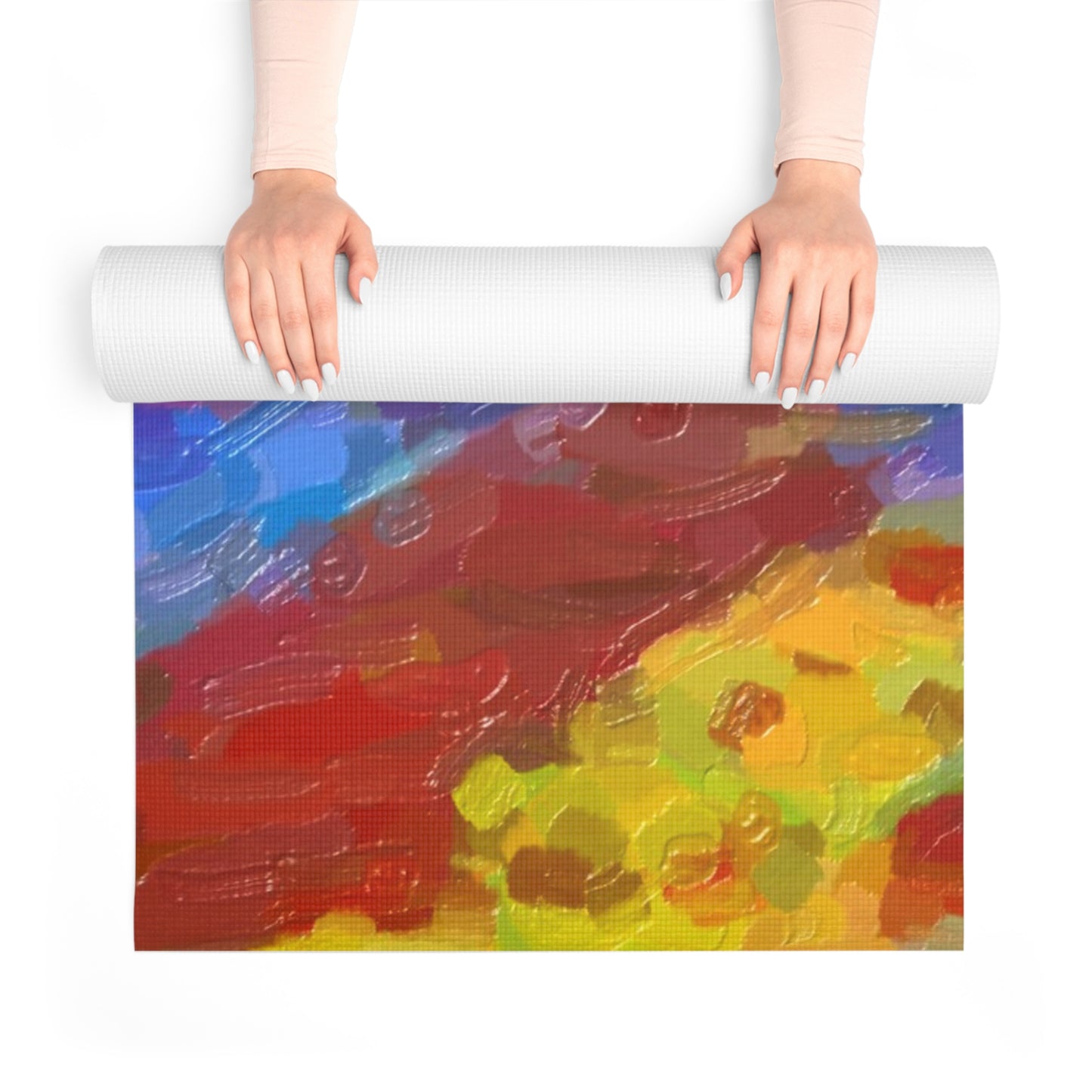 Foam Yoga Mat ... On-The-Prairie .. "The Storm Is Brewing" ... Central Idaho: November 2023 ... Original Works ...