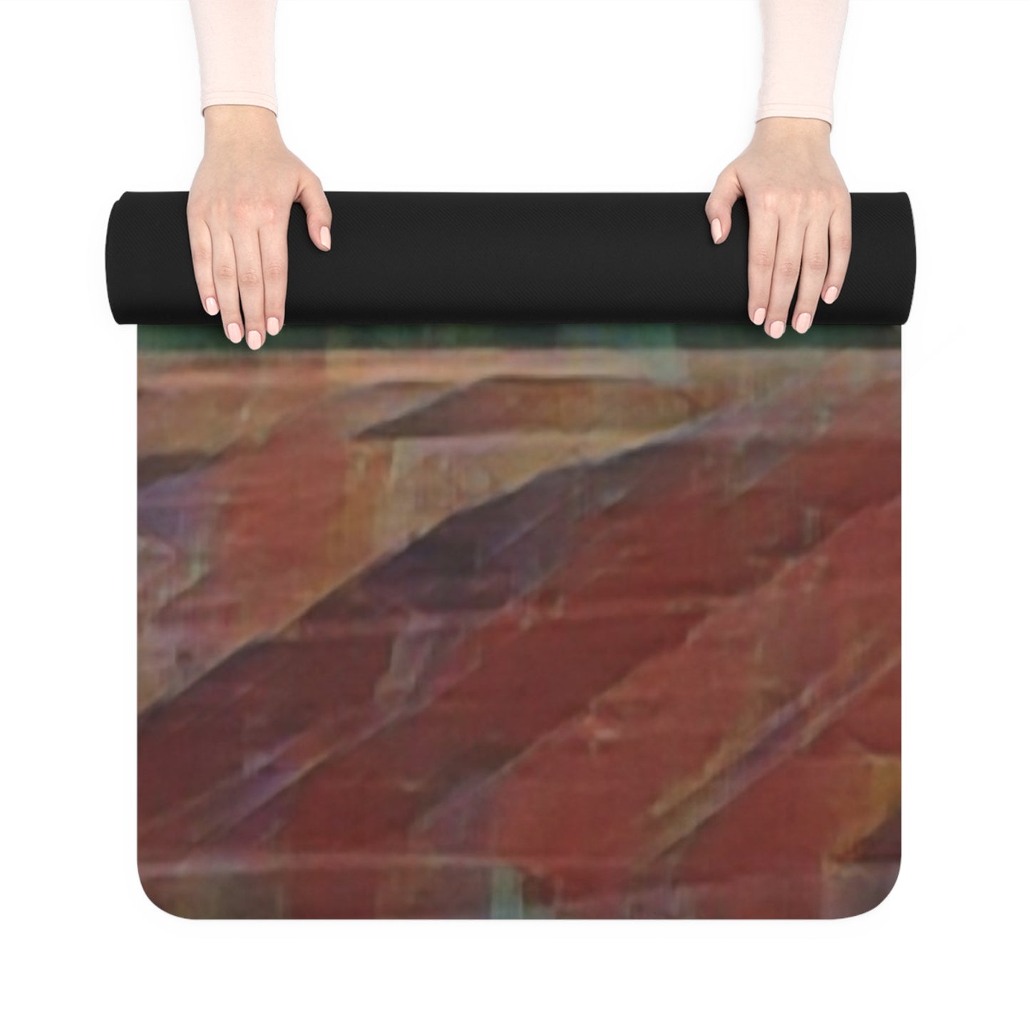 Rubber Yoga Mat ... On-The-Prairie .. "The Storm Is Brewing" ... Central Idaho: November 2023 ... Original Works ...