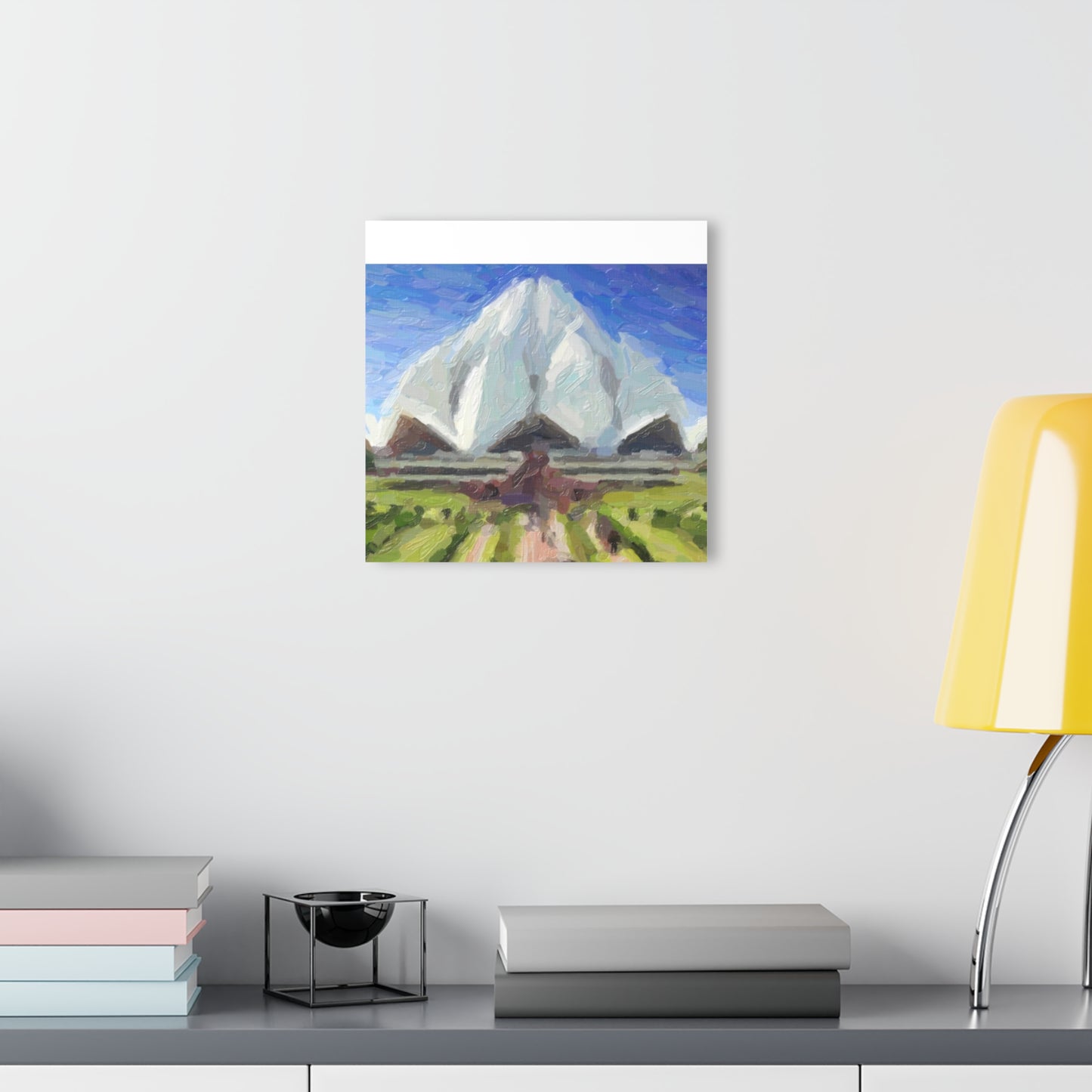 Acrylic Prints (French Cleat Hanging) ... Bahai'i-House-Of-Worship ... "New Delhi's World-Famous Lotus Temple" ... Original Works ... Delhi, India: Circa 2003-2007 ...