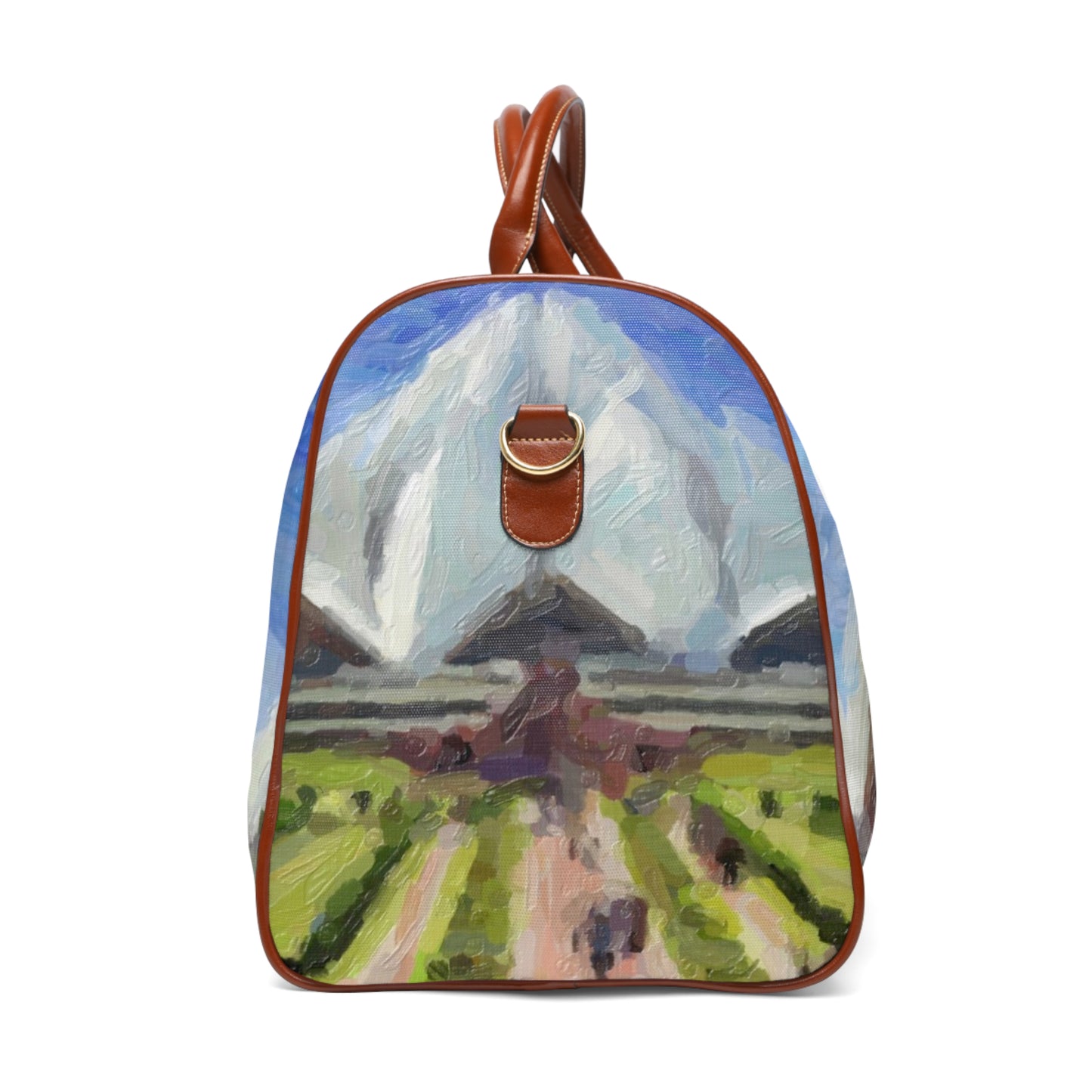 Waterproof Travel Bag ... Bahai'i-House-Of-Worship ... "New Delhi's World-Famous Lotus Temple" ... Original Works ... Delhi, India: Circa 2003-2007 ...