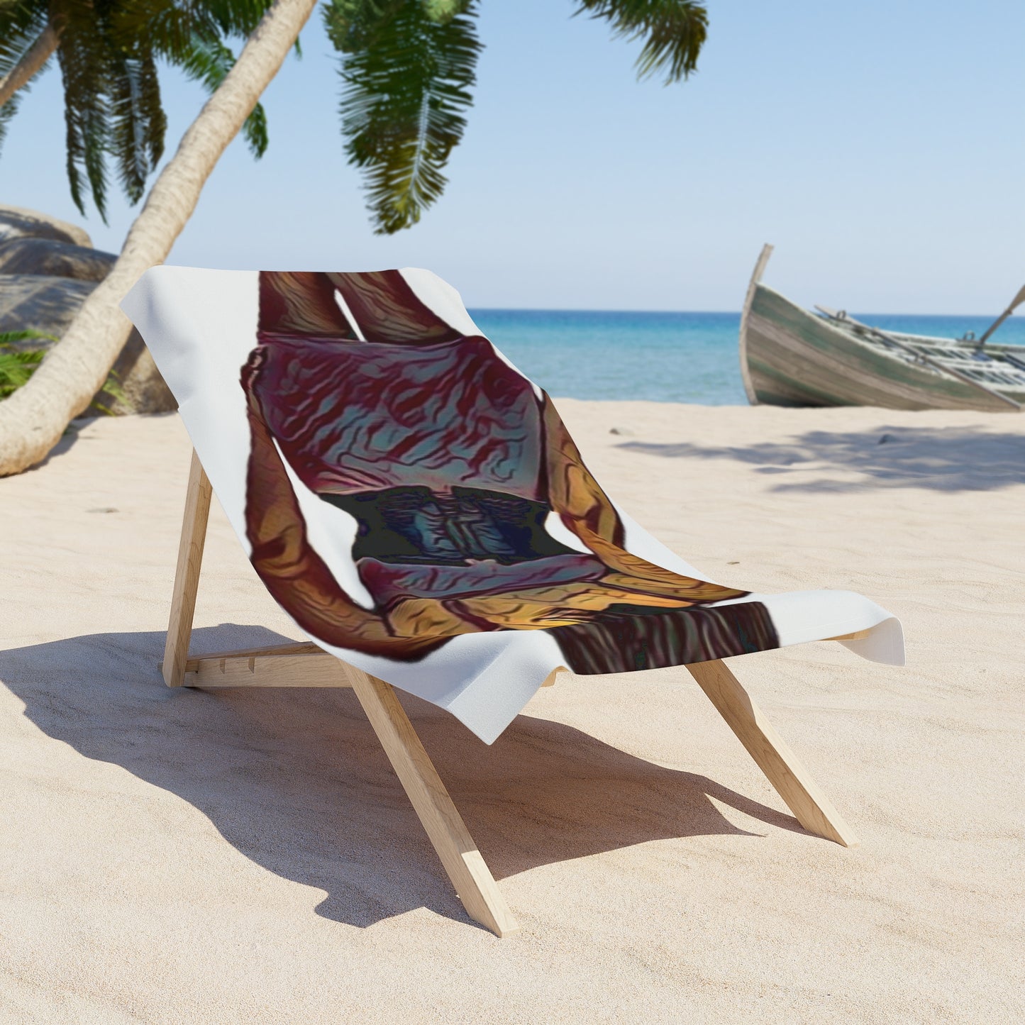 Beach Towel ... I'll Walk 'A-Hundred-Miles' In Stilettos ... Original Works ... June 2023. Central Idaho, USA ...