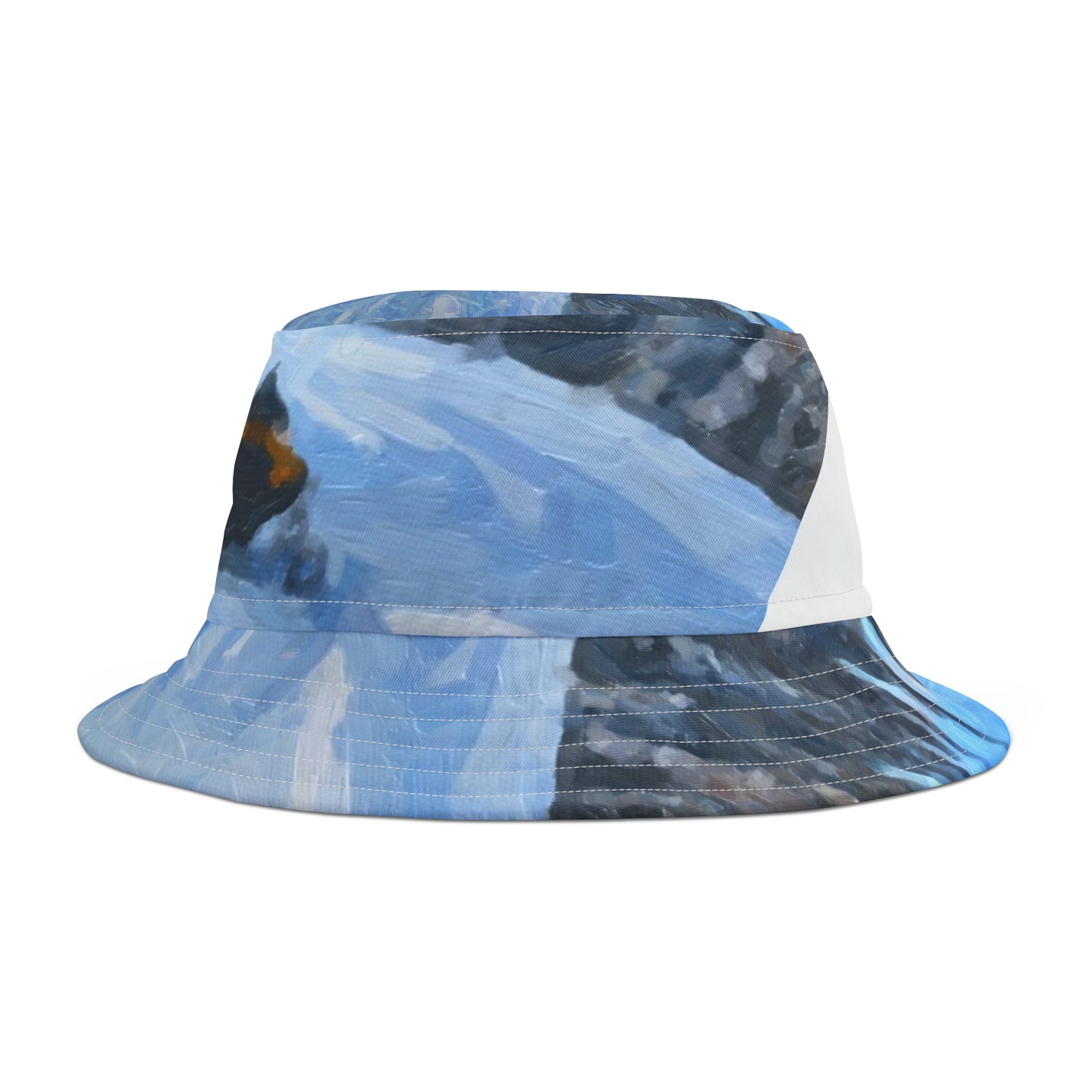 Bucket Hat (AOP) ... Chill & Contemplate Winter Sports & Recreation When Its 90F Outdoors! ... "Dixie Summit, February 2023 ..." ... Original Works ...
