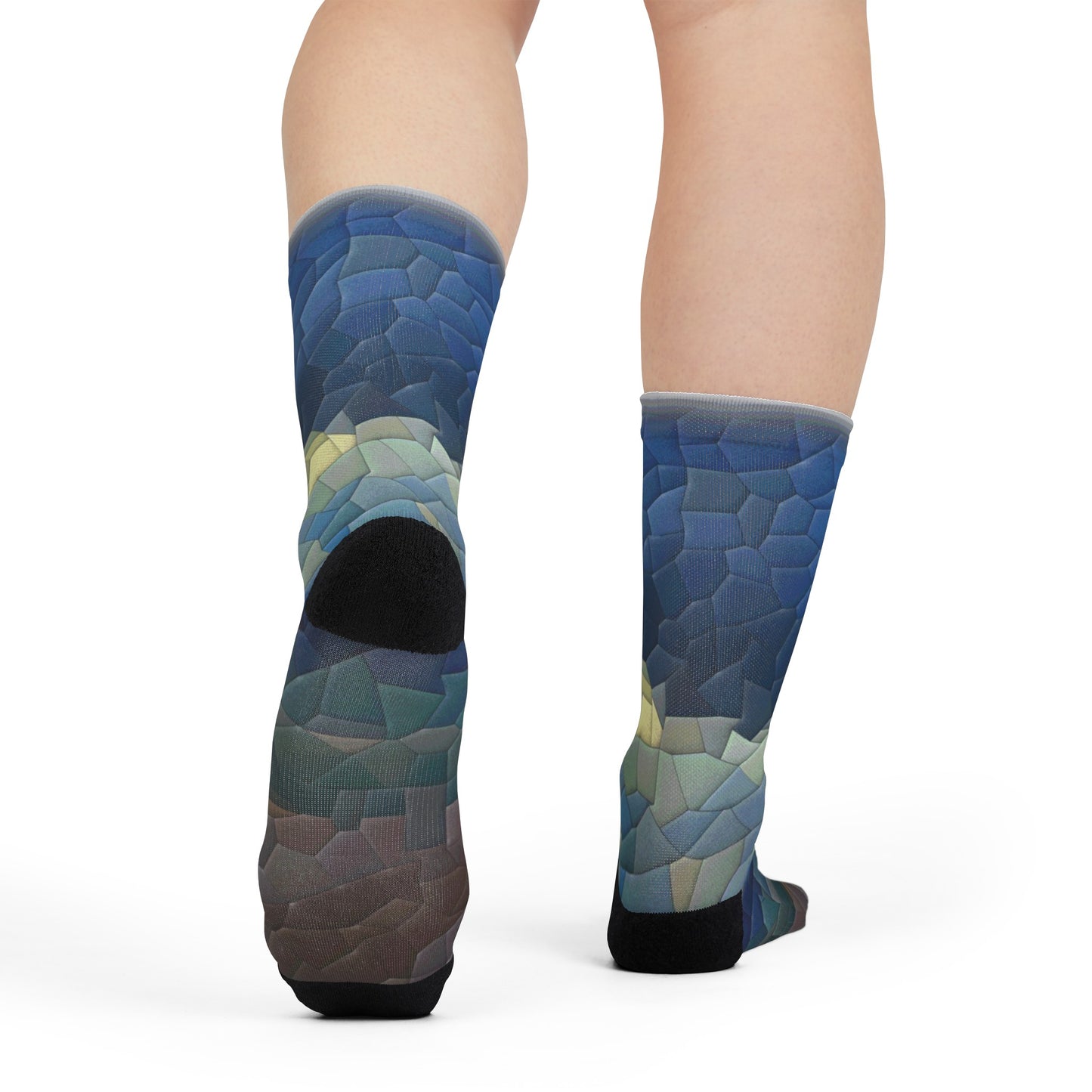 Sublimation Crew Socks ... On-The-Prairie .. "The Storm Is Brewing" ... Central Idaho: November 2023 ... Original Works ...
