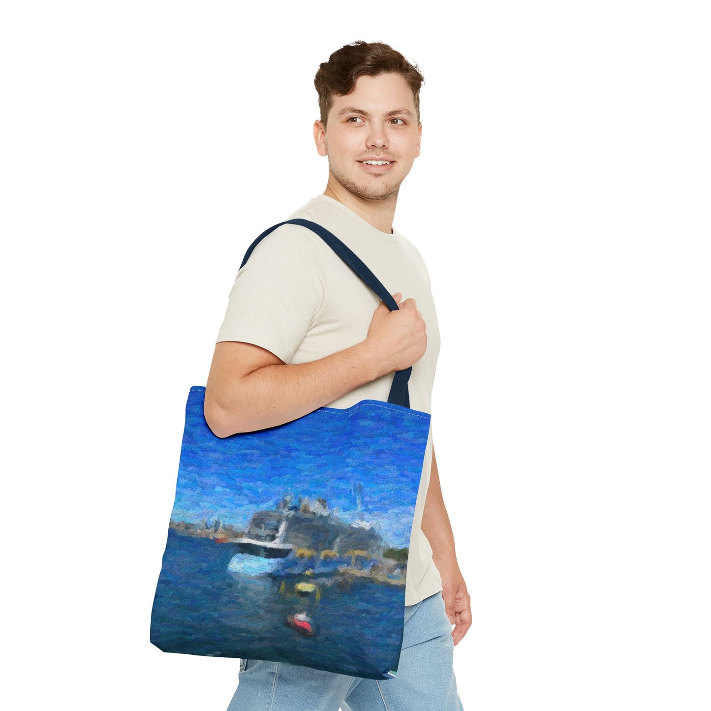Tote Bag (AOP) ... Into Vancouver Harbor We Arrive: Celebrity Edge-Cruise ... Vancouver, British Columbia ... June 2024 ... Original Works