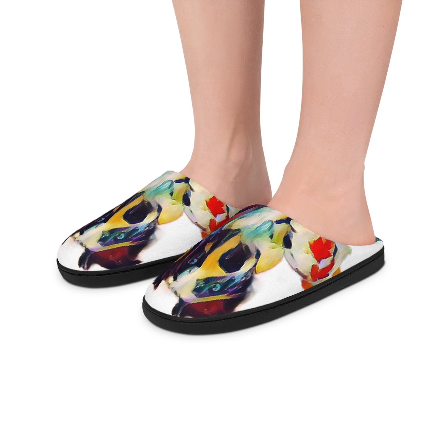 Women's Indoor Slippers ... Ozzy-Hippensteel ... "Don't Cry Now ... Dry-Your-Eyes ... On-The-Wind". Original Works. May 2023.