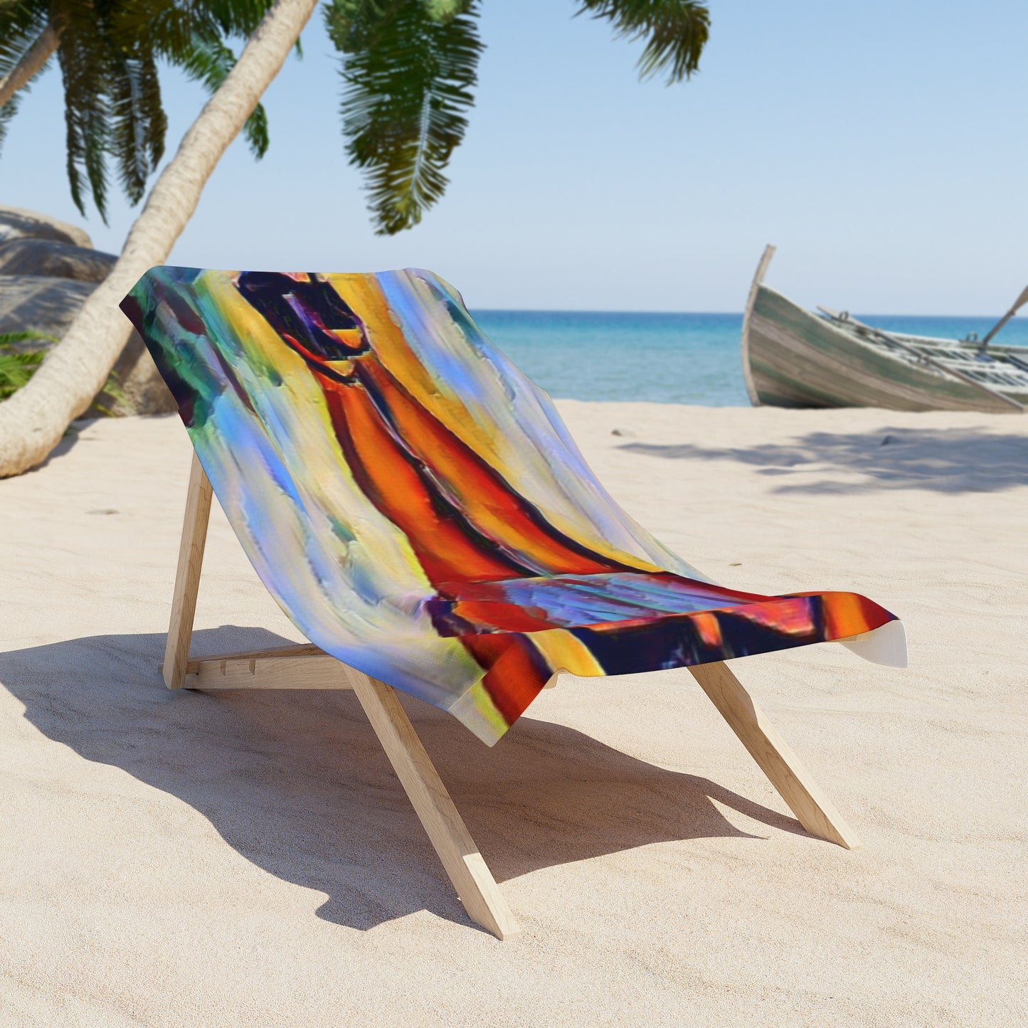 Beach Towel ... I'll Walk 'A-Hundred-Miles' In Stilettos ... Original Works ... June 2023. Central Idaho, USA ...