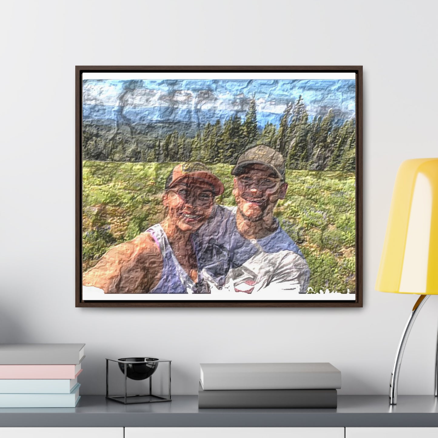 Gallery Canvas Wraps, Horizontal Frame ... "The Best Of Friends" ... Original Works ... December 2023 ... Central Idaho, USA.