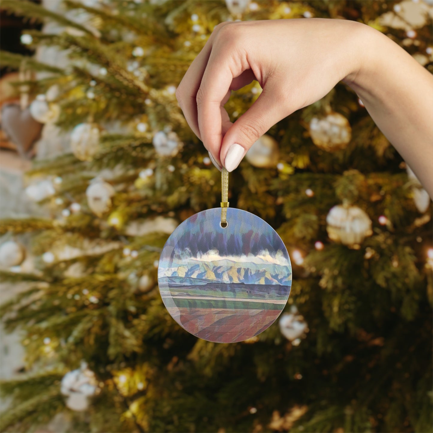 Glass Ornaments ... On-The-Prairie .. "The Storm Is Brewing" ... Central Idaho: November 2023 ... Original Works ...