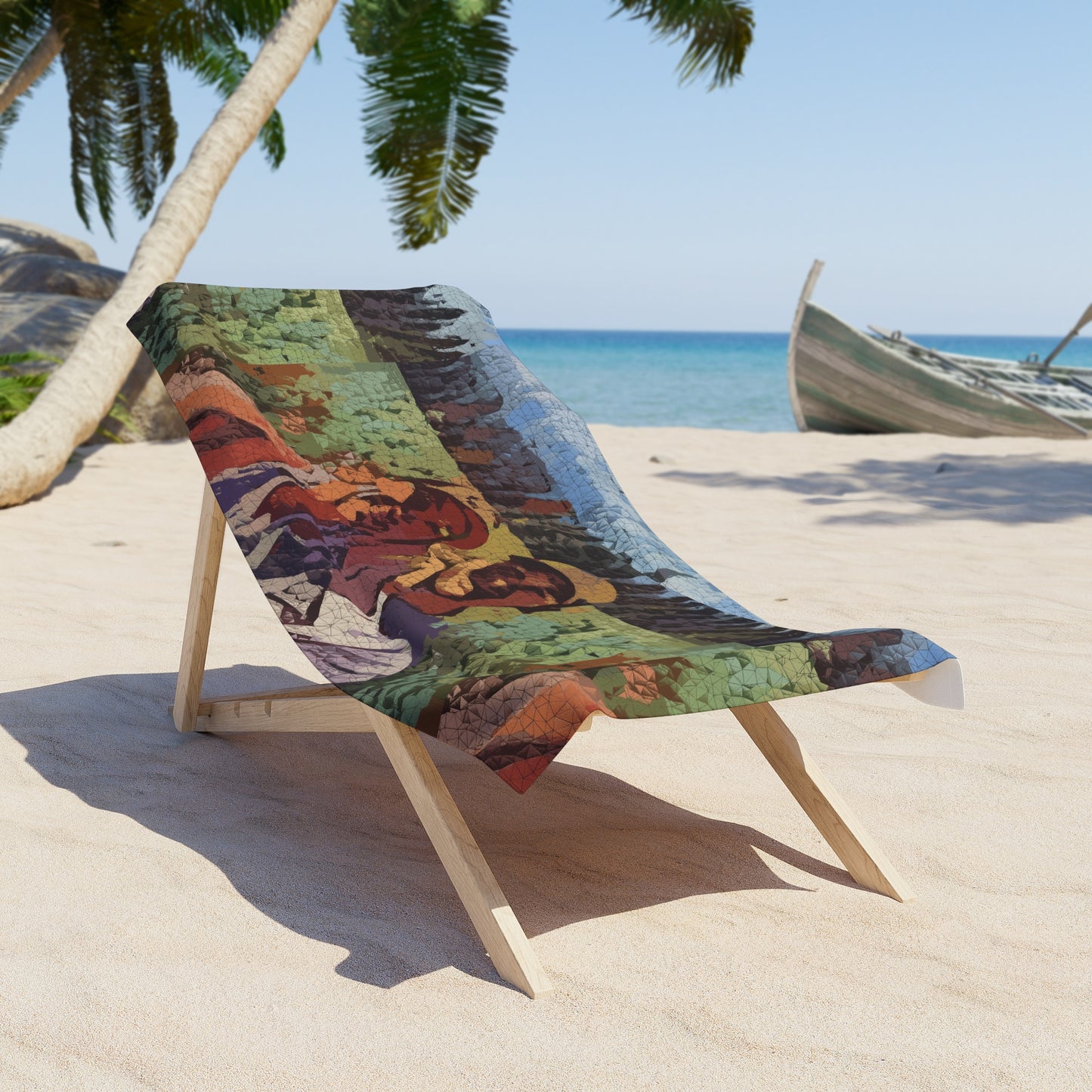 Beach Towel ... "The Best Of Friends" ... Original Works ... December 2023 ... Central Idaho, USA.