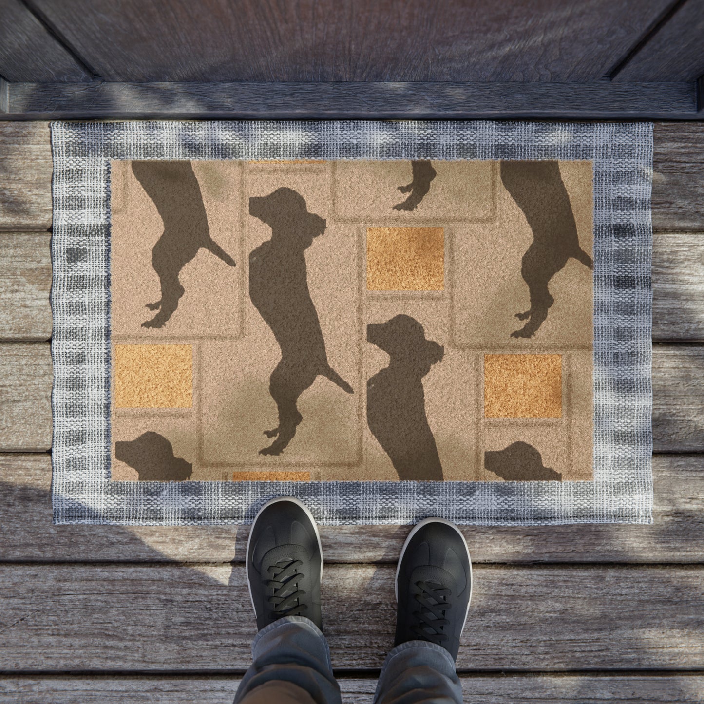 Doormat ... Jett Stenzel ... "Having Fun With Dad & Friends" ... Rhett Creek, Idaho ... Spring 2023 ... Original Works ...