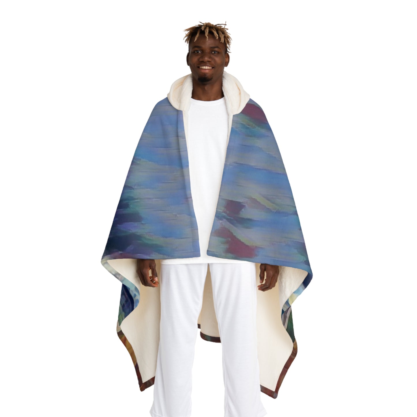 Hooded Sherpa Fleece Blanket ... On-The-Prairie .. "The Storm Is Brewing" ... Central Idaho: November 2023 ... Original Works ...