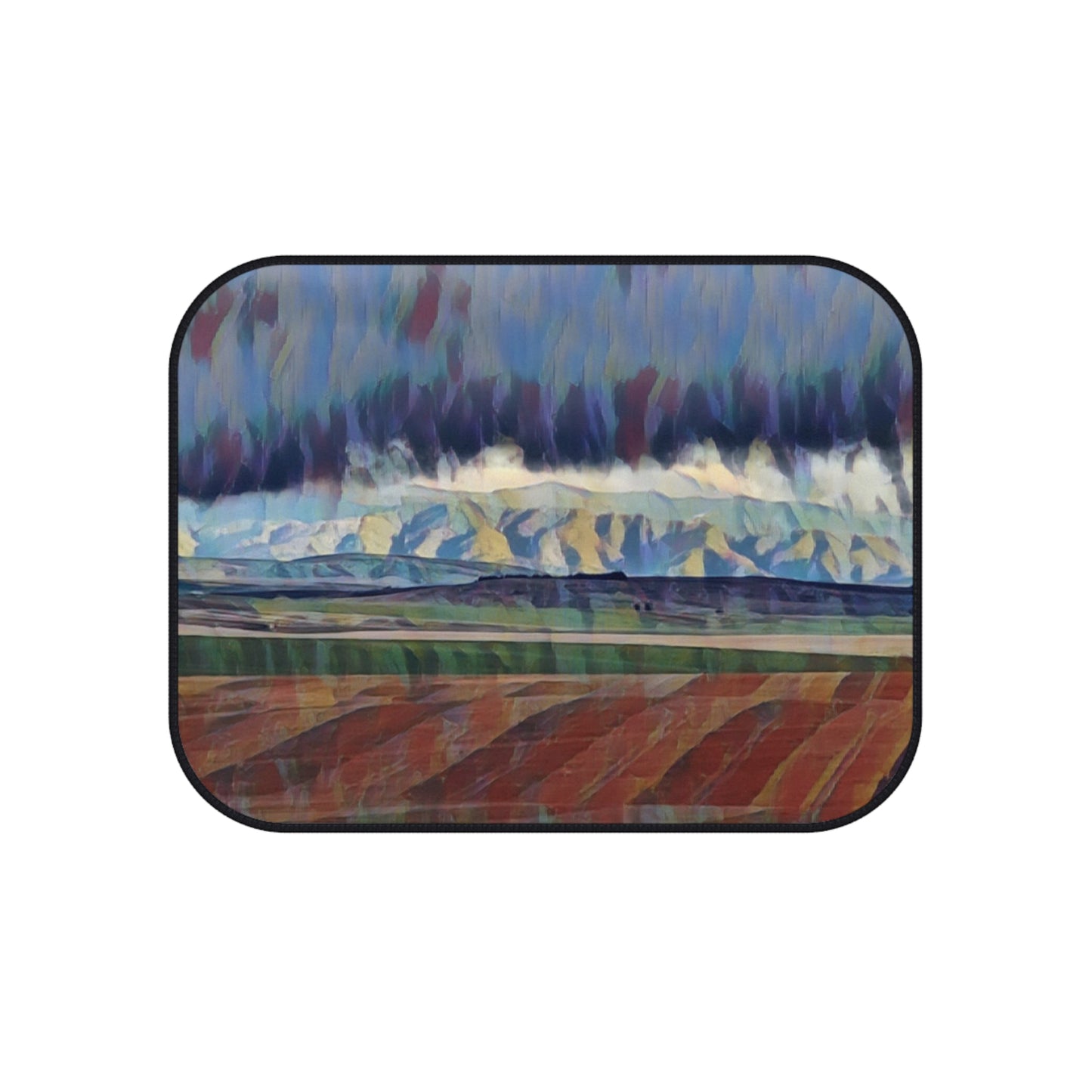 Car Mats (Set of 4) ... On-The-Prairie .. "The Storm Is Brewing" ... Central Idaho: November 2023 ... Original Works ...