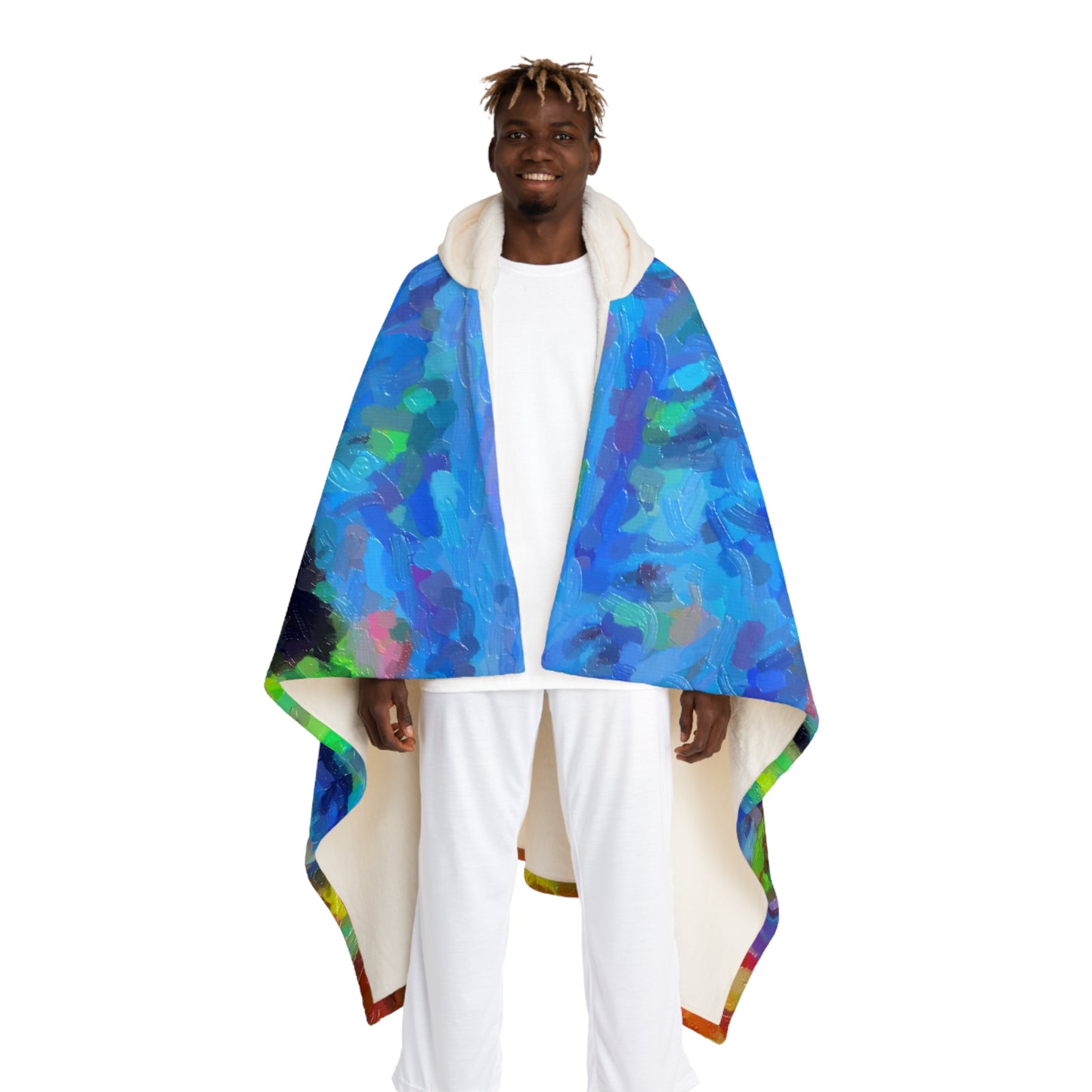 Hooded Sherpa Fleece Blanket ... On-The-Prairie .. "The Storm Is Brewing" ... Central Idaho: November 2023 ... Original Works ...