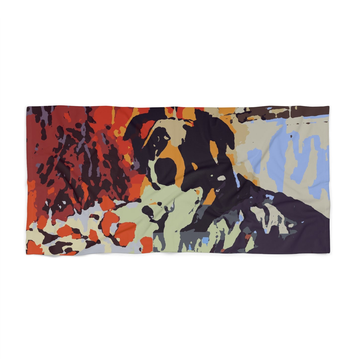 Beach Towel ... Ozzy-Hippensteel ... "Don't Cry Now ... Dry-Your-Eyes ... On-The-Wind". Original Works. May 2023.