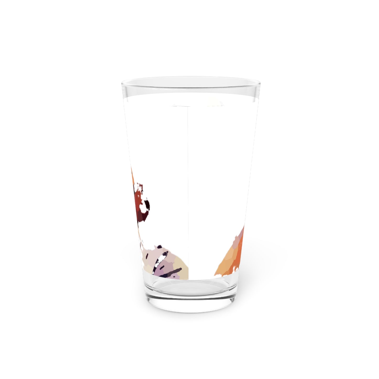 Pint Glass, 16oz ... "The Best Of Friends" ... Original Works ... December 2023 ... Central Idaho, USA.