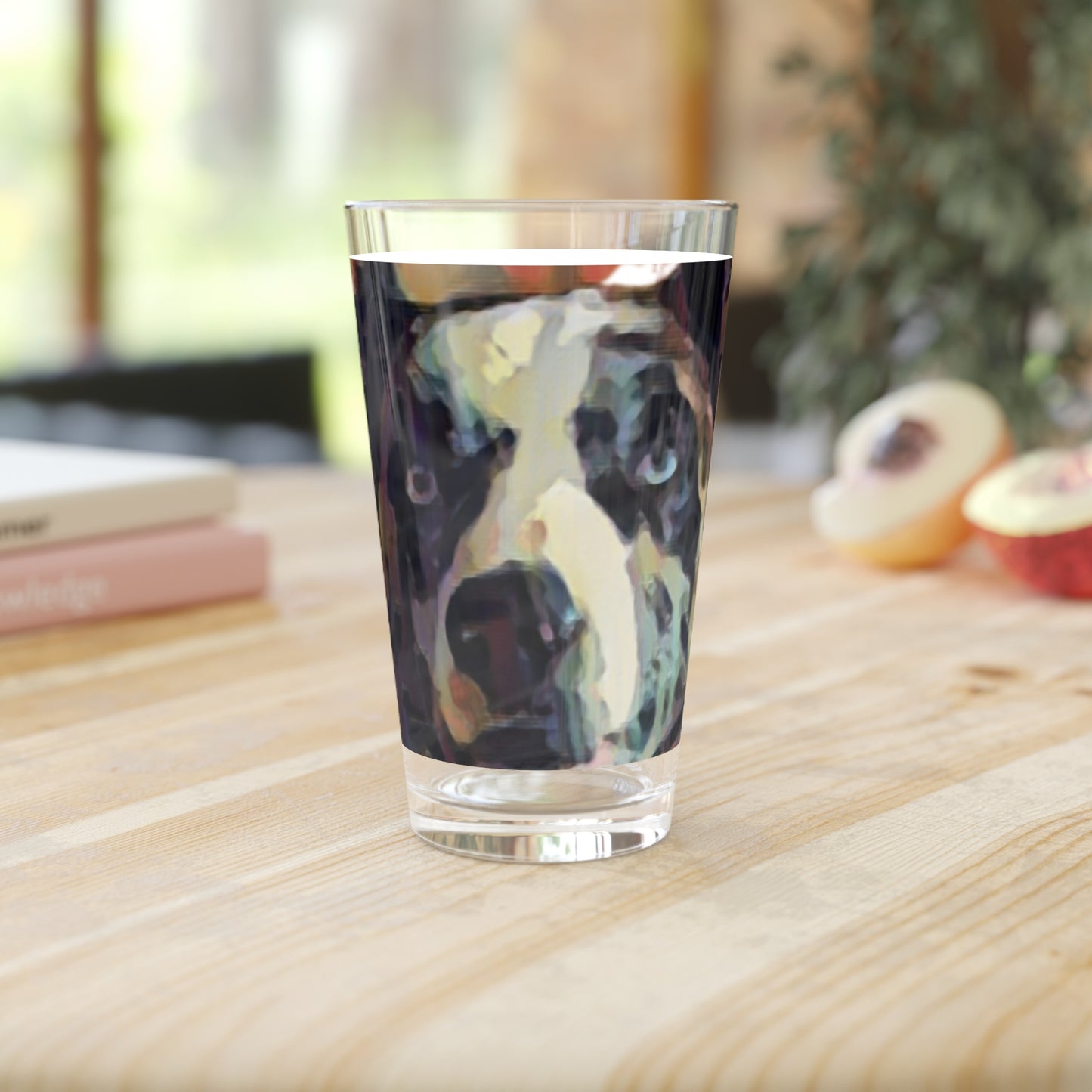 Pint Glass, 16oz ... Ozzy-Hippensteel ... "Don't Cry Now ... Dry-Your-Eyes ... On-The-Wind". Original Works. May 2023.
