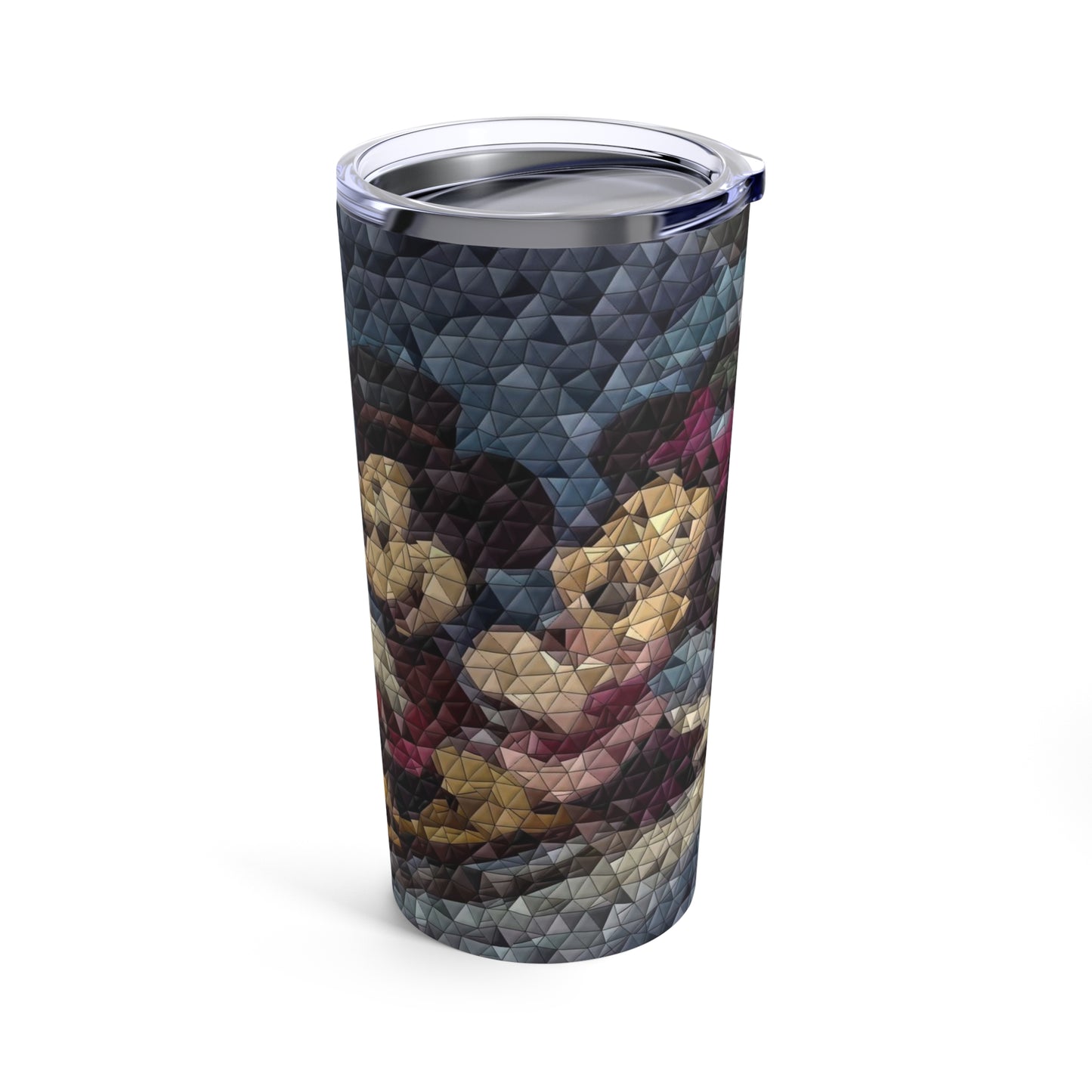 Tumbler 20oz ... Mickey_N_Minnie Mouse & Pluto ... "A Winter Sleigh Ride" ... Original Works. Winter 2023 ...