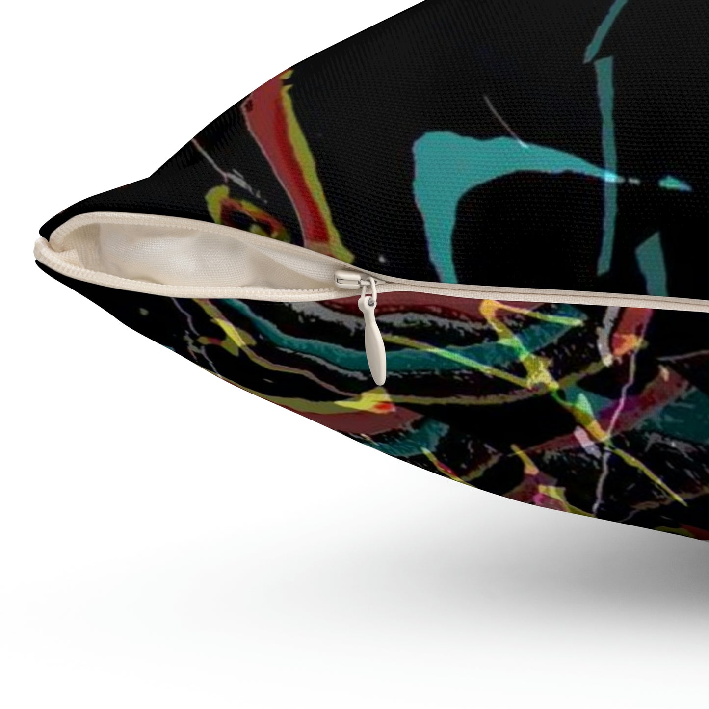 Spun Polyester Square Pillow ... "Waning Moon" ... Central Idaho ... October 2022 ... Rendering Time: 22 Hours ... Original Works ...