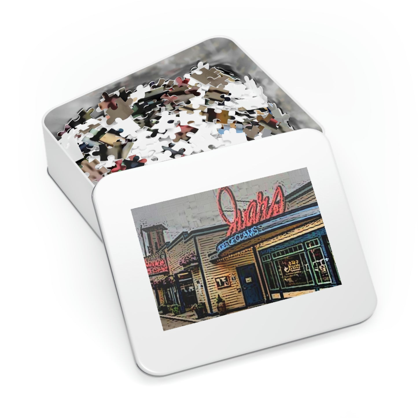 Jigsaw Puzzle (30, 110, 252, 500,1000-Piece) ... In-A-Hurry & Stressed? ... Remember: Keep "Clam" ... Clam_Happy ... 'Ivars: Seattle Waterfront' ... Personal Archives ... Original Works ...