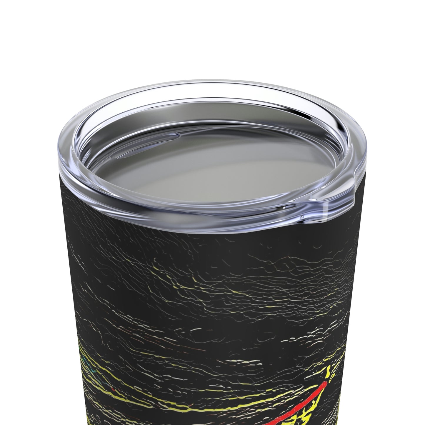 Tumbler 20oz ... "Snow Vehicle In Snow Storm At-Rest" ... Circa 12Mar23 ... Central Idaho ... 18-Hours Rendering Time: Original Works ...
