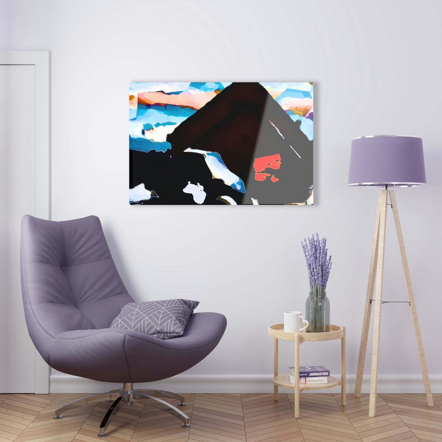 Acrylic Prints ... After An Intense Snow Storm ... 'Digging Out' ... A Vehicle & Cabin "In The Mountains" ... March 2023 ... Original Works ...