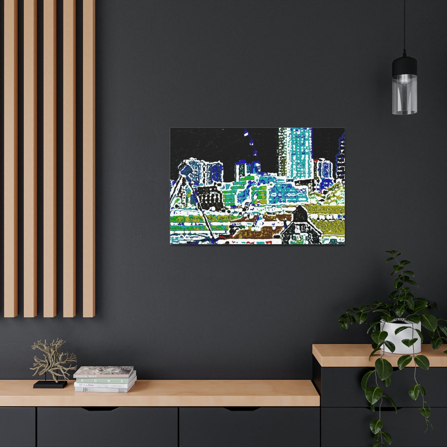 Satin Canvas, Stretched ... That Classic Wheel ... 'Seattle's Wheel' ... & An Old Classic Waterside Vendors ... 'Family Archives' ... Original Works ...