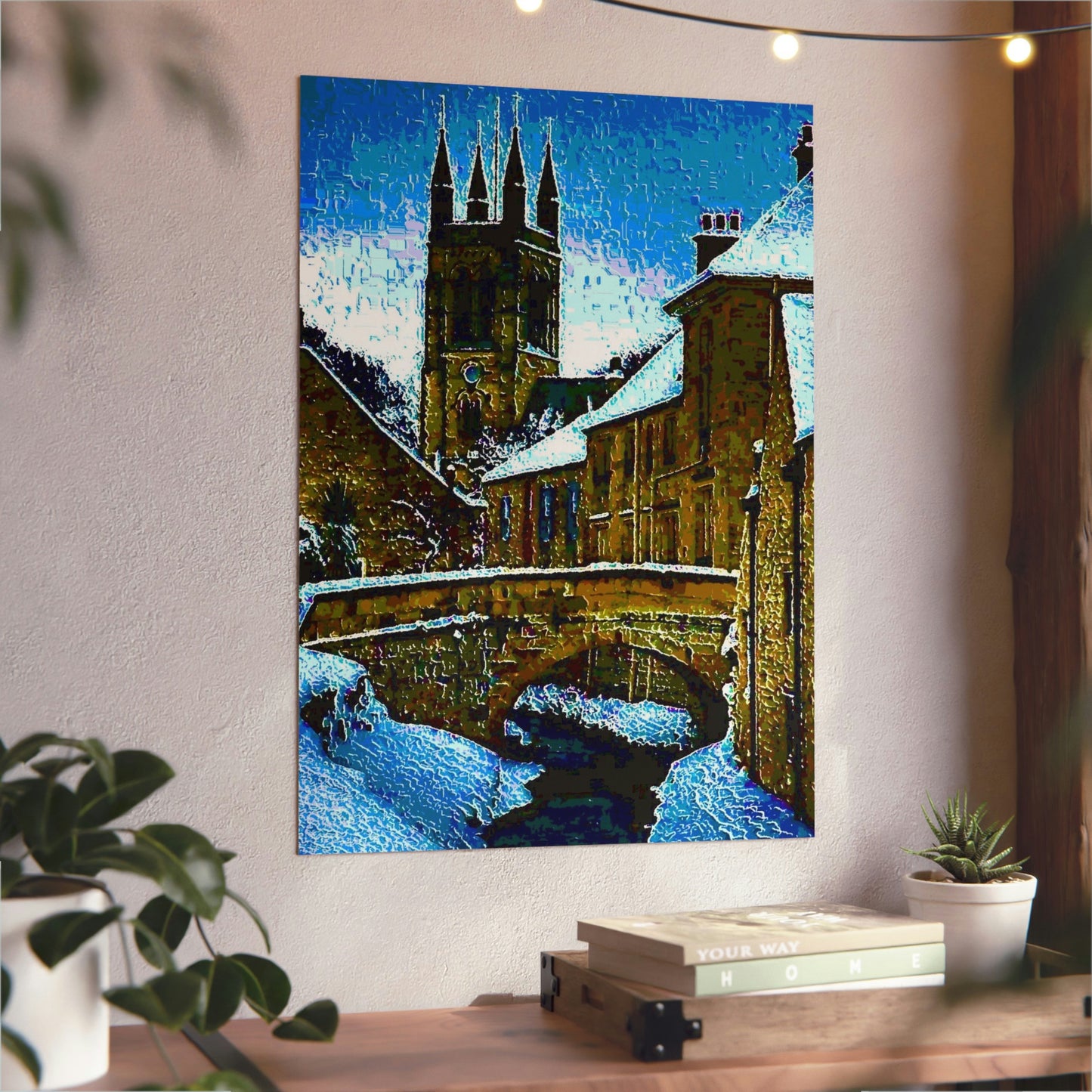 Aluminum Composite Panels ... A Bridge, A Canal, A Cathedral_2 ... "To Stroll Over-Through-And-By" ... Central England: Circa 2005 ... Original Works ...