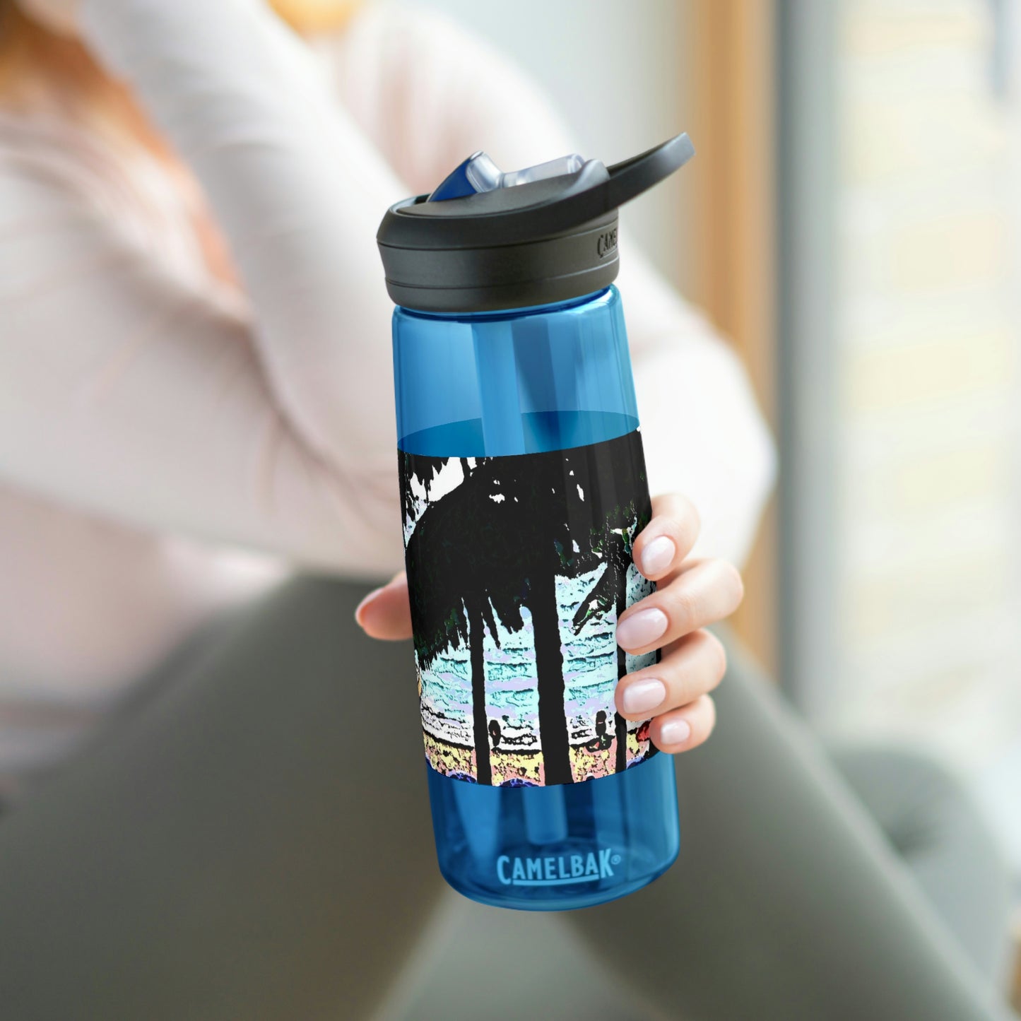 CamelBak Eddy® Water Bottle, 20oz\25oz ... "A Beautiful Beach Amongst The Palms" ... The Outrigger Waikiki, Honolulu, Oahu ... Original Works ...