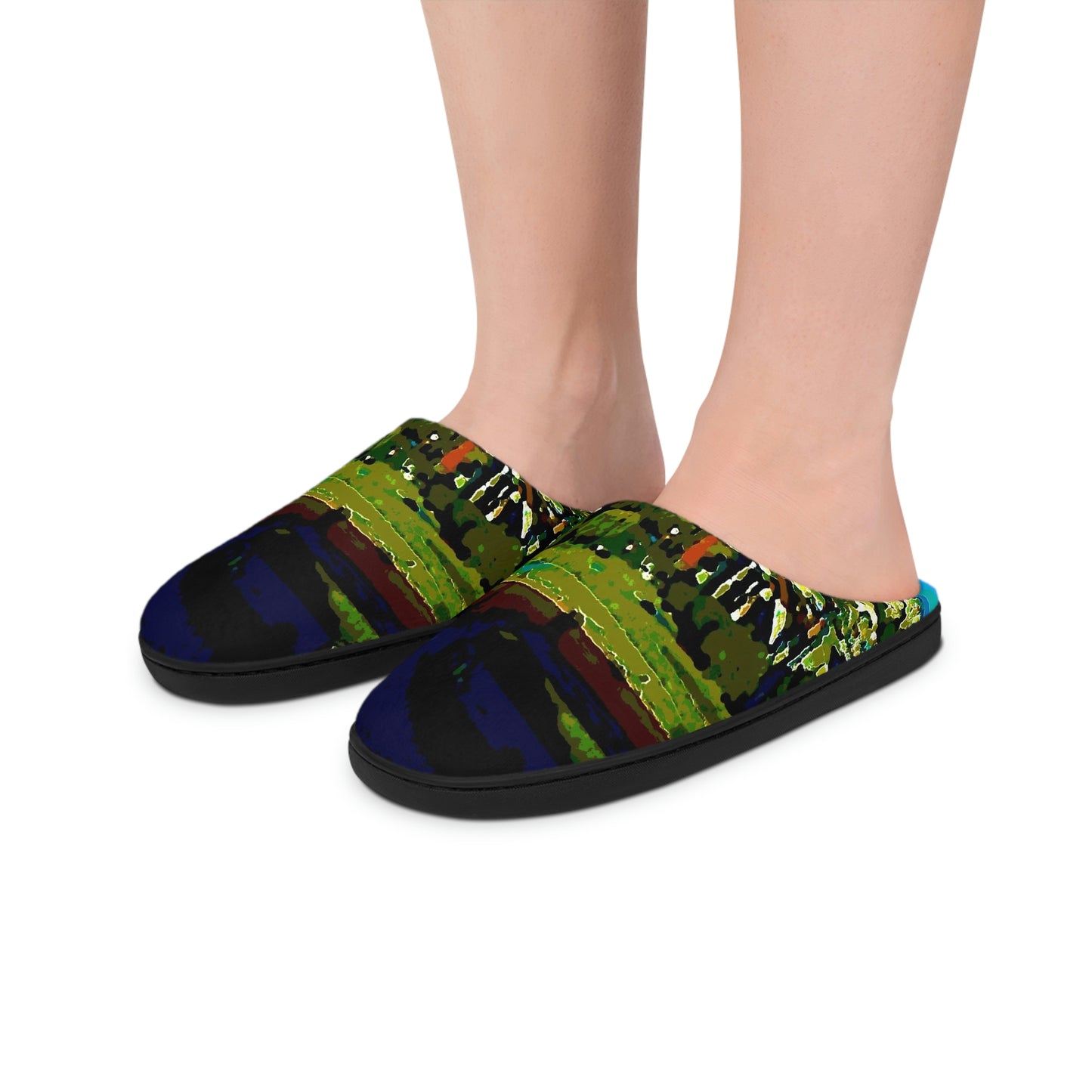 Men's Indoor Slippers ... "Lombard Street San Francisco, CA, USA" ... Family Archives 1970's ... Original Works ...