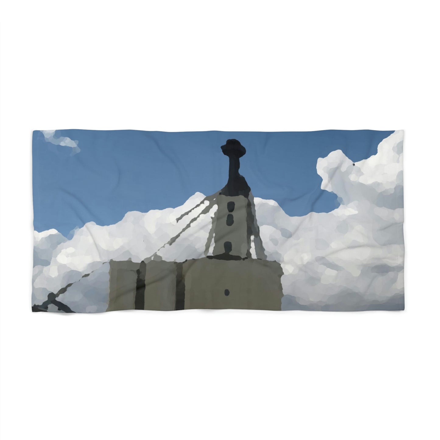 Beach Towel... "ICP: Idaho County Propane ... 'Production Facilities Grangeville, Idaho' ... " Original Works: Rendering Time: 10 Hours ...