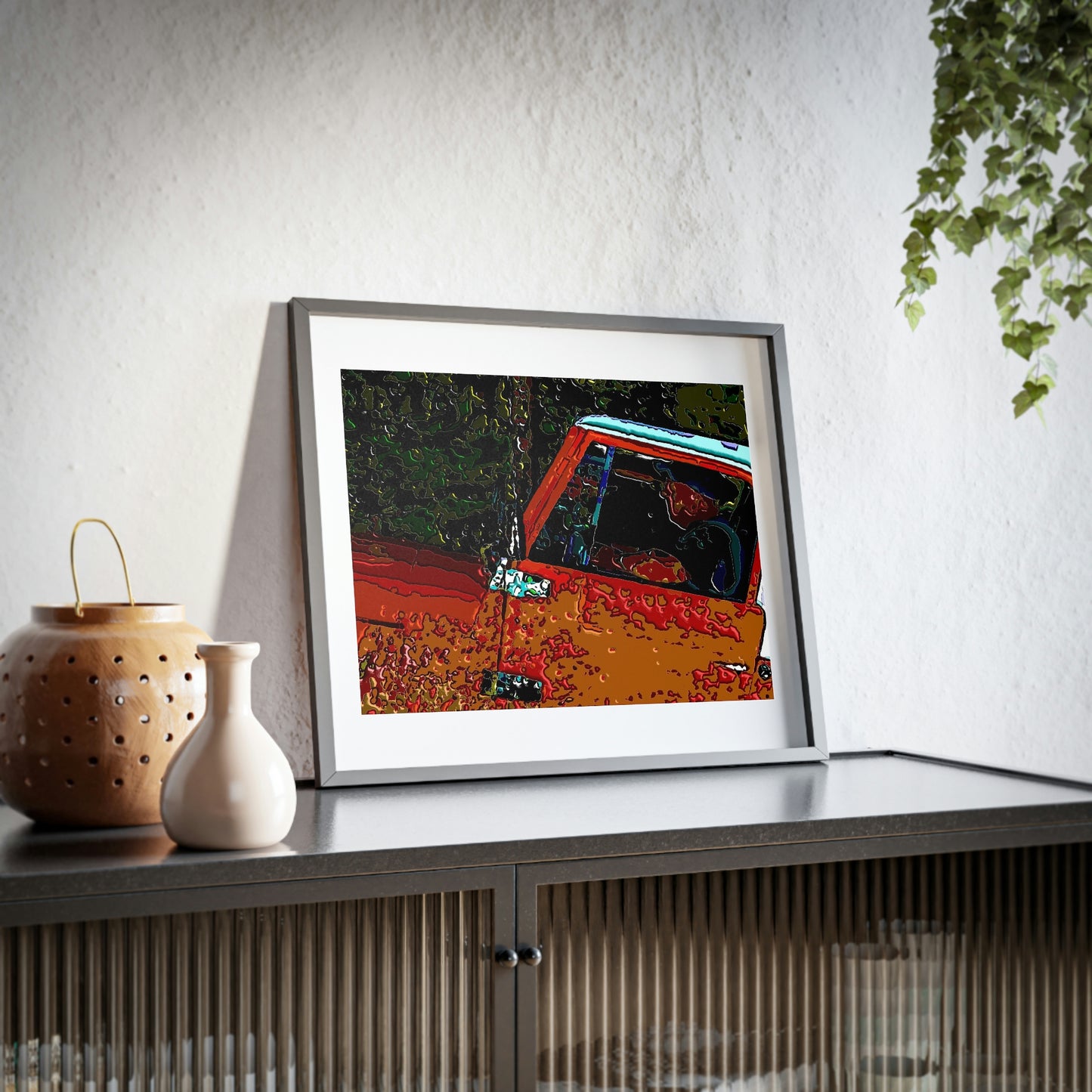Framed Posters, Matte ... How-To-Drive-Idaho's-Mountain_Roads ... "Like A Professional" ... "Truckin' Like The Doo-Dah-Man" ...