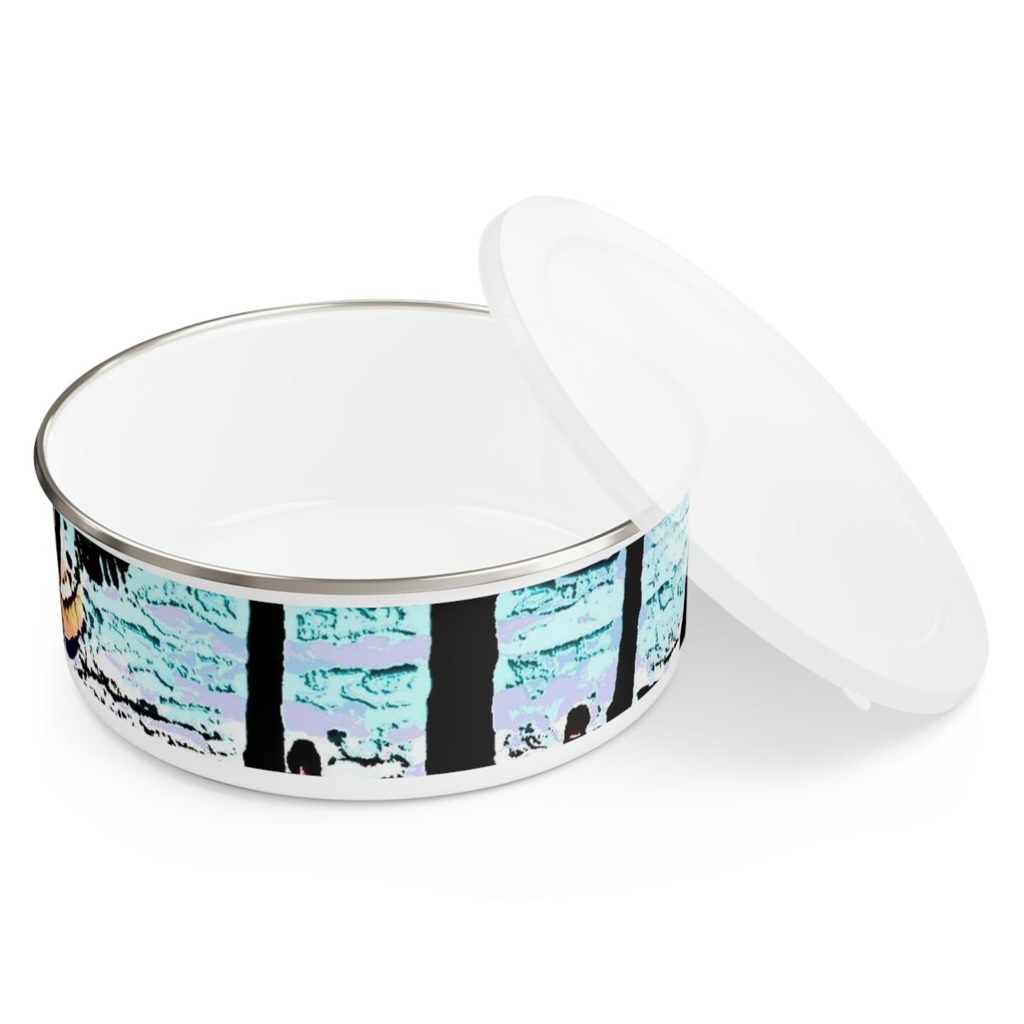 Enamel Bowl ... "A Beautiful Beach Amongst The Palms" ... The Outrigger Waikiki, Honolulu, Oahu ... Original Works ...