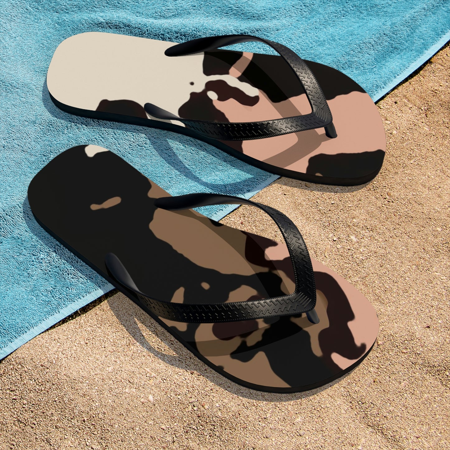 Unisex Flip-Flops ... "Always A Good Friend Watching Over Us & Taking Care Of Us" ...