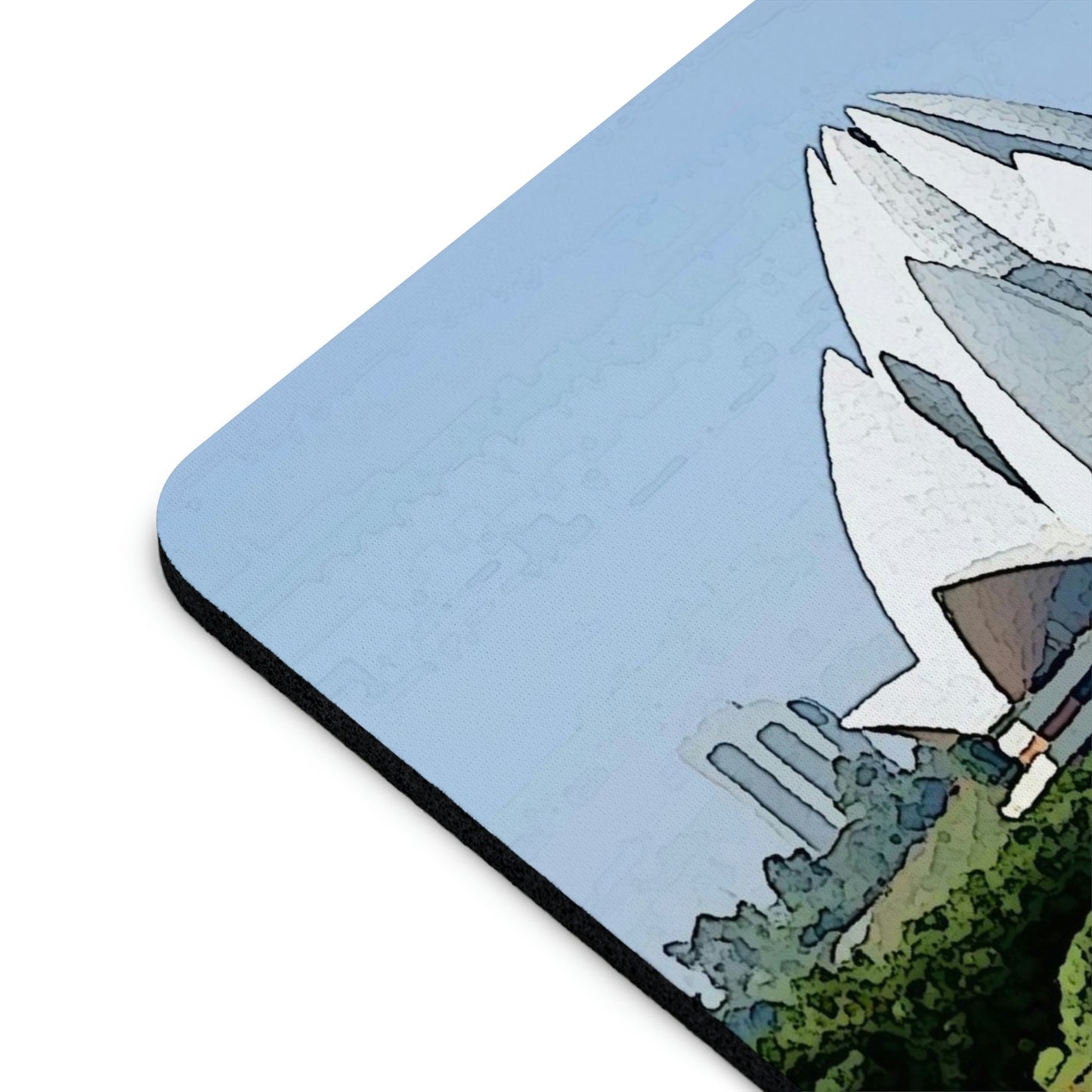 Mouse Pad ... 'Bahai'i House-Of-Worship' ... "Lotus Temple: Delhi, India, 2008" ... Original Works ...