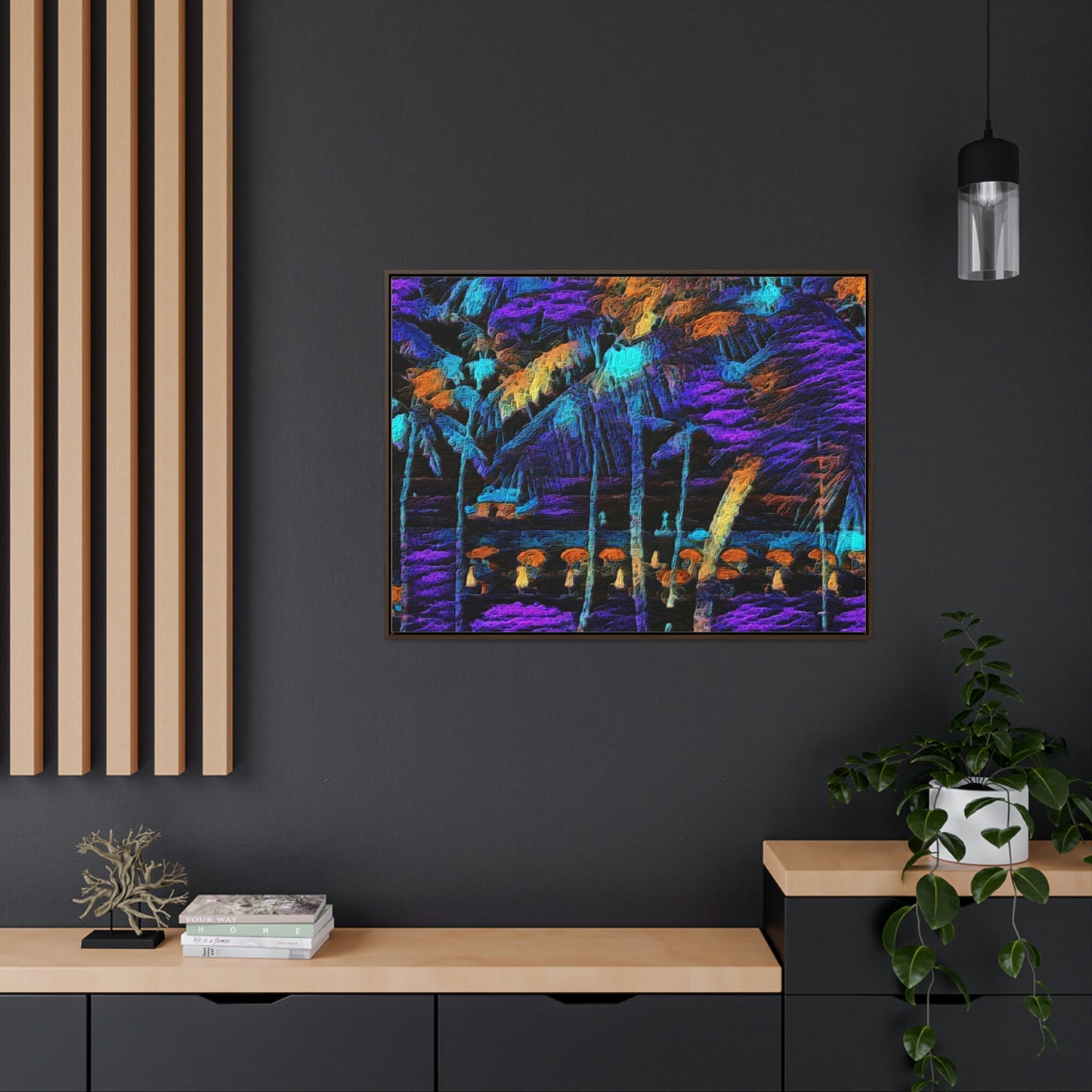 Gallery Canvas Wraps, Horizontal Frame ... "The Royal Hawai'ian: Waikiki Beach_Beach" ... Honolulu, HI ... Ocotber 2014 (Halloween) ... Original Works ...
