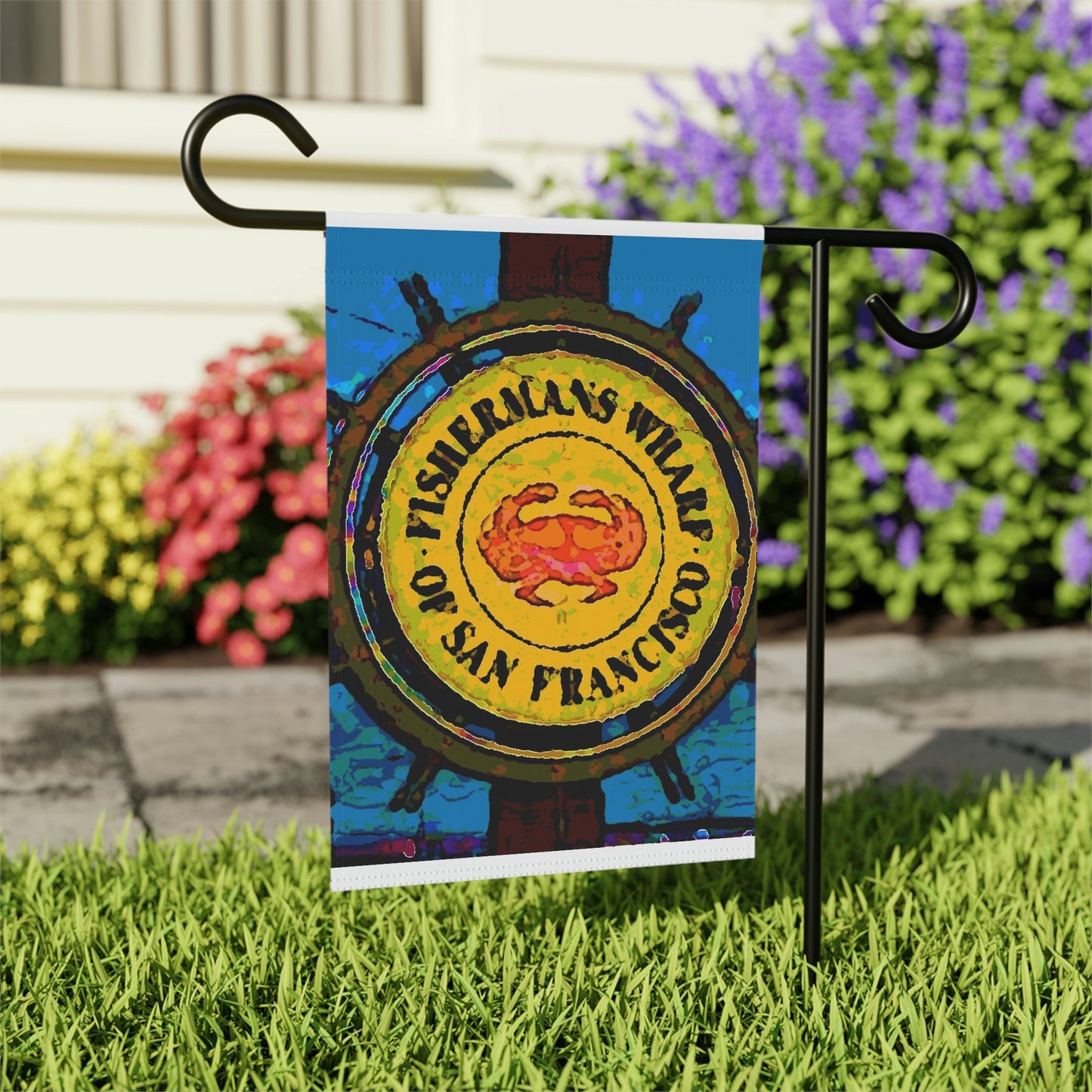Garden & House Banner ... "No.9 Fishermen's Grotto - Fishermen's Wharf, SF, California" ... Family Archives: 1970's ... Original Works ...