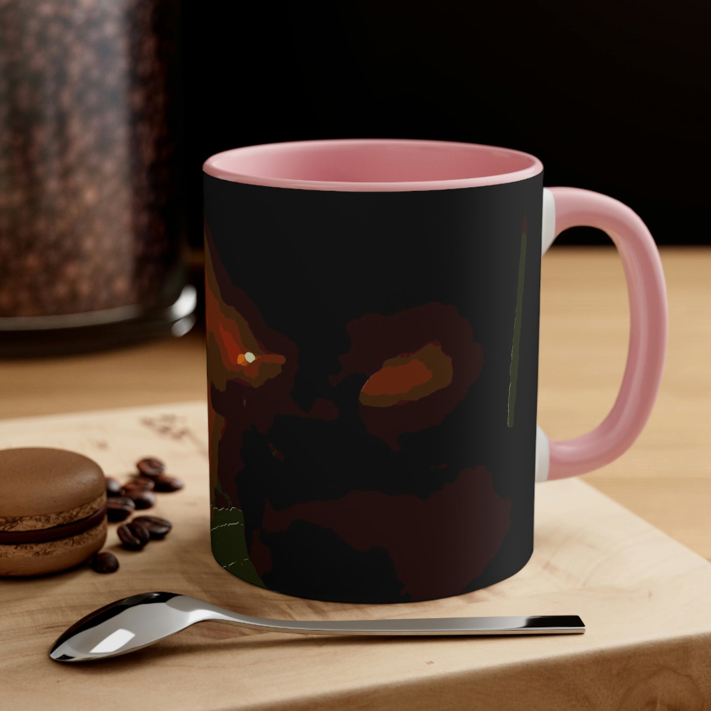 Accent Coffee Mug, 11oz ... Ruger .357 Magnum Early-Morning-Target-Practice ... 'Circa April 2022' ... Original Works ...
