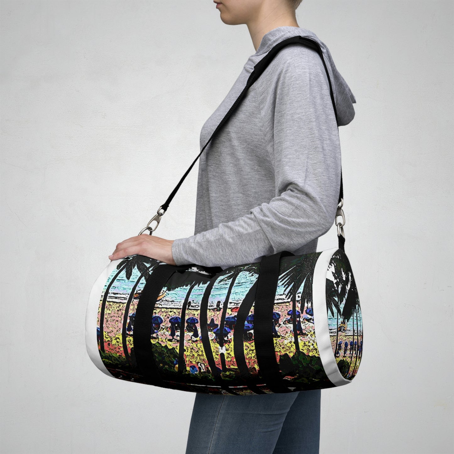 Duffel Bag ... "A Beautiful Beach Amongst The Palms" ... The Outrigger Waikiki, Honolulu, Oahu ... Original Works ...