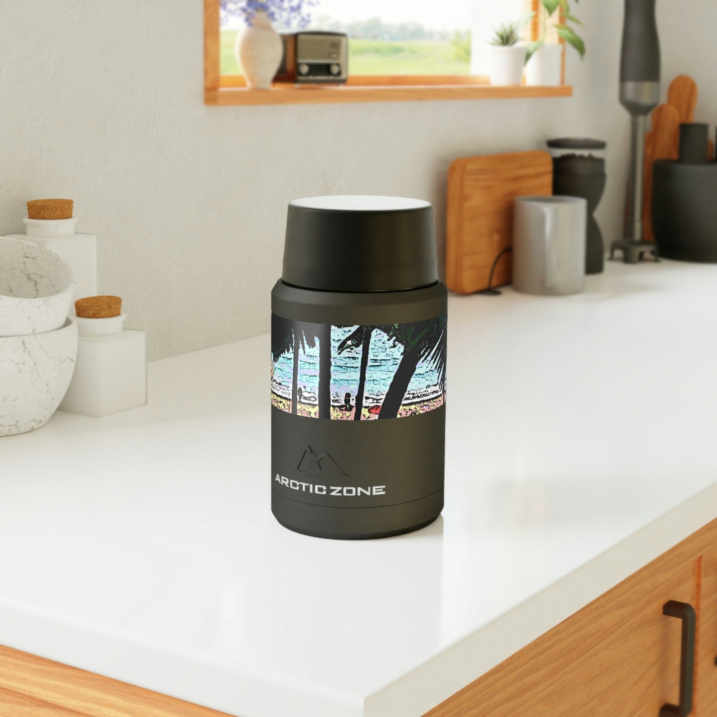 Titan Copper Insulated Food Storage ... "A Beautiful Beach Amongst The Palms" ... The Outrigger Waikiki, Honolulu, Oahu ... Original Works ...