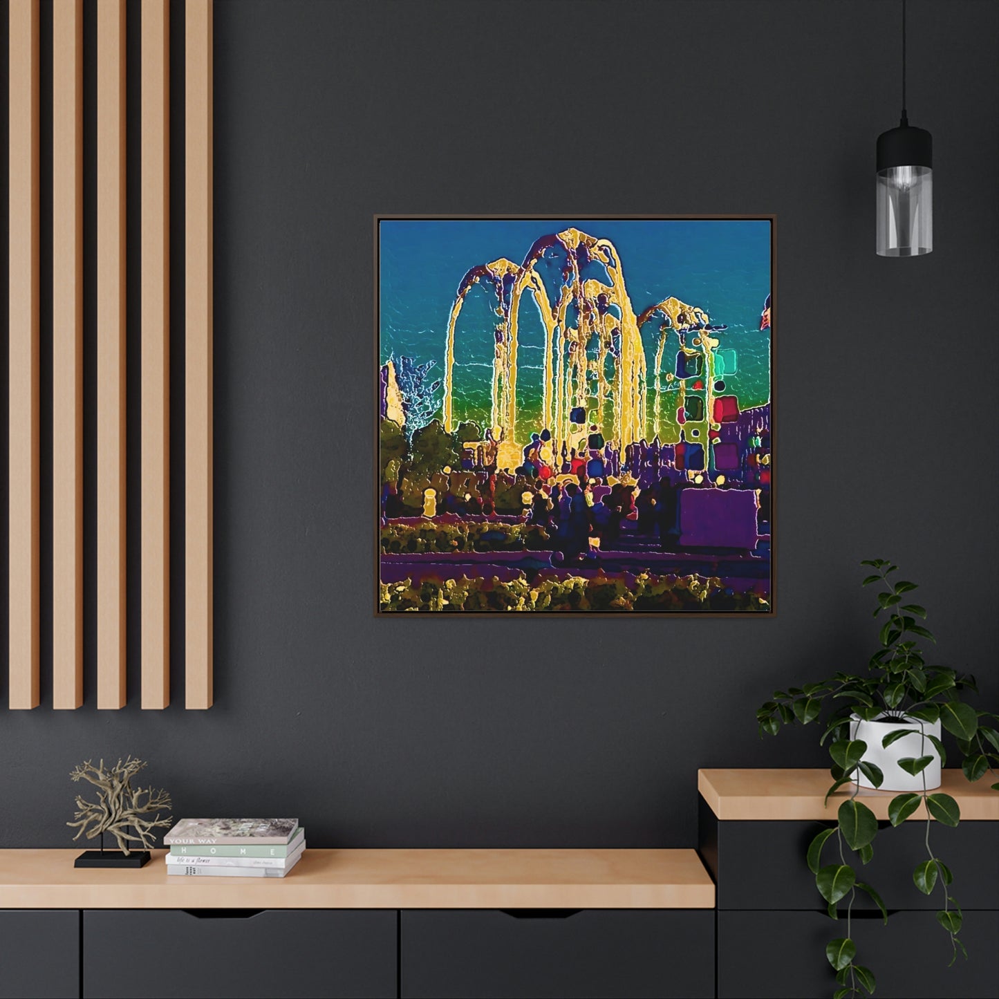 Gallery Canvas Wraps, Square Frame ... "Arches 'Like-No-Other' ... " Seattle World's Fair: 1962. A Family Original ...