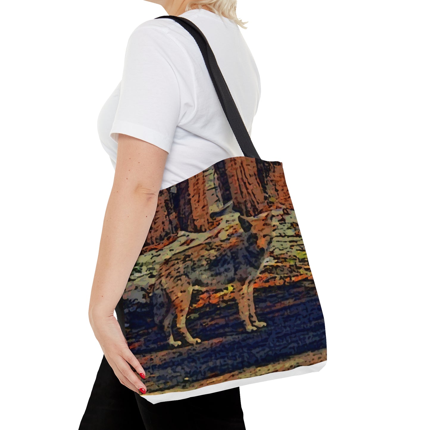 Tote Bag (AOP) ... Coyote ... "Yosemite Valley: Circa May23 ... KPH Base Photo" ... Original Works ...