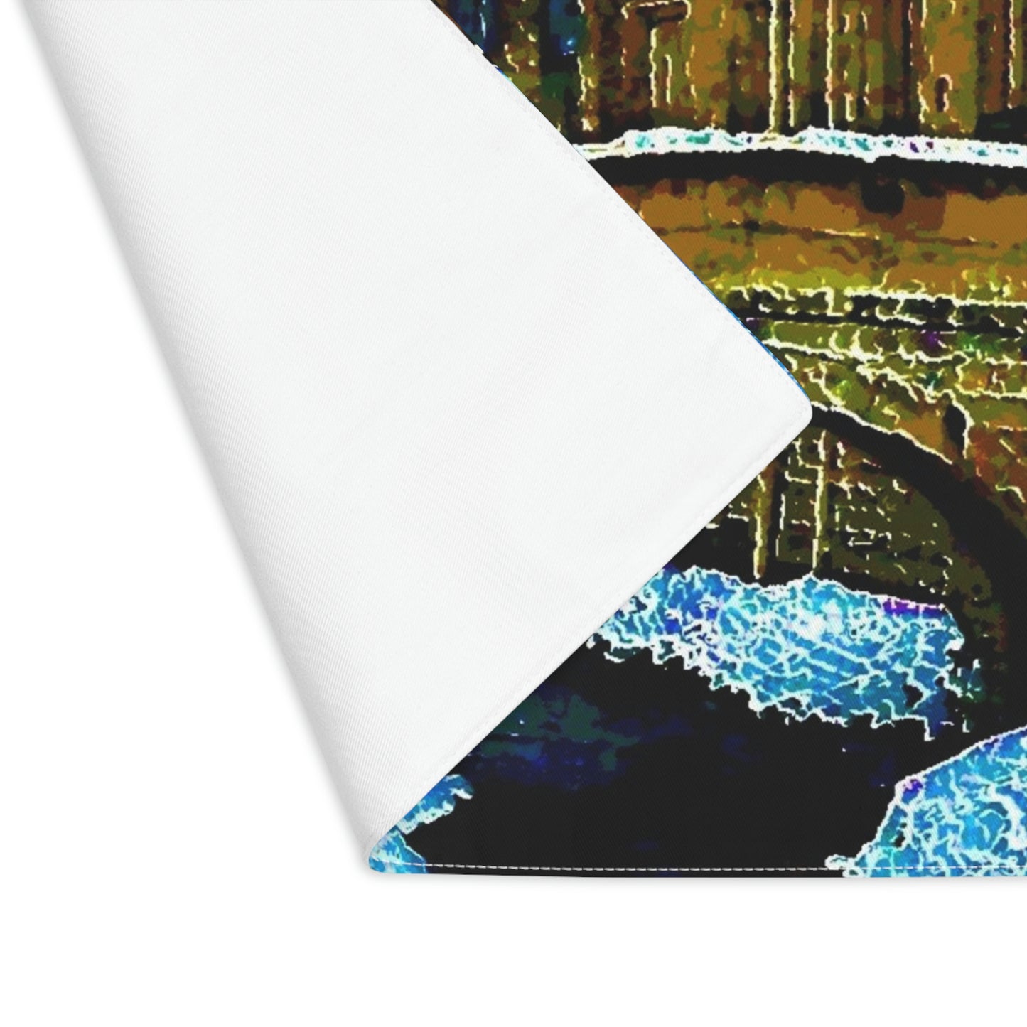 Placemat, 1pc ... Walikng The Streets & Alleys ... 'Strolling The Canals ... ' ... Original Works ...