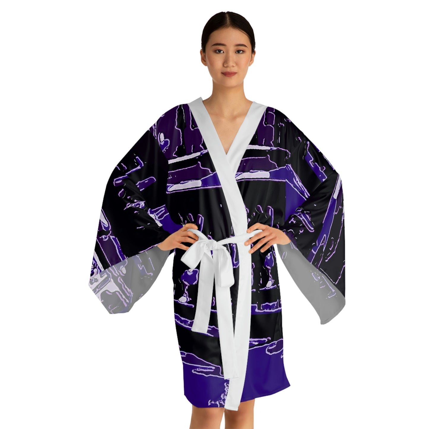 Long Sleeve Kimono Robe ... 'Rice-A-Roni-A-San Francisco Treat' ... "A Cable Car Classic" ... Family Archives: 1973 ... Original Works ...