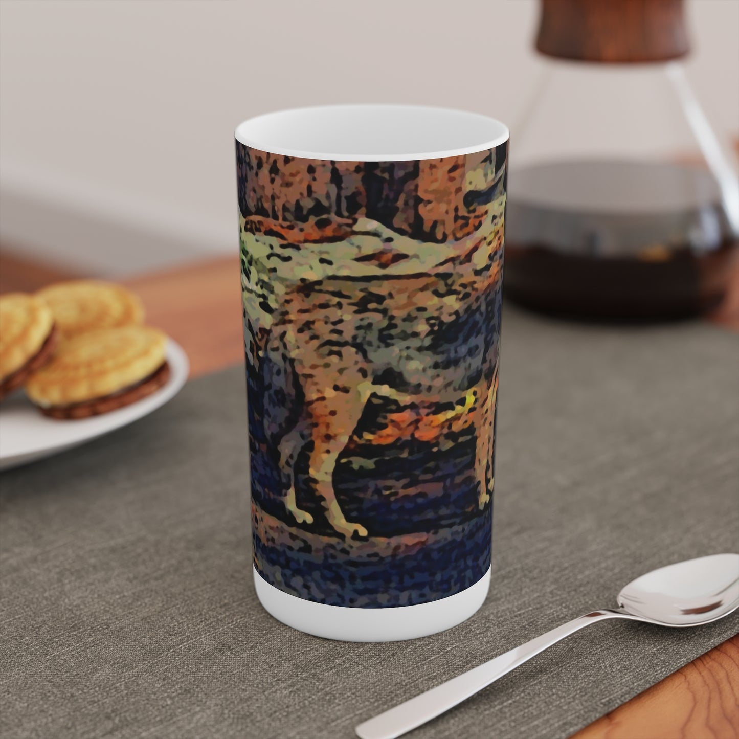 Conical Coffee Mugs (3oz, 8oz, 12oz) ... Coyote ... "Yosemite Valley: Circa May23 ... KPH Base Photo" ... Original Works ...