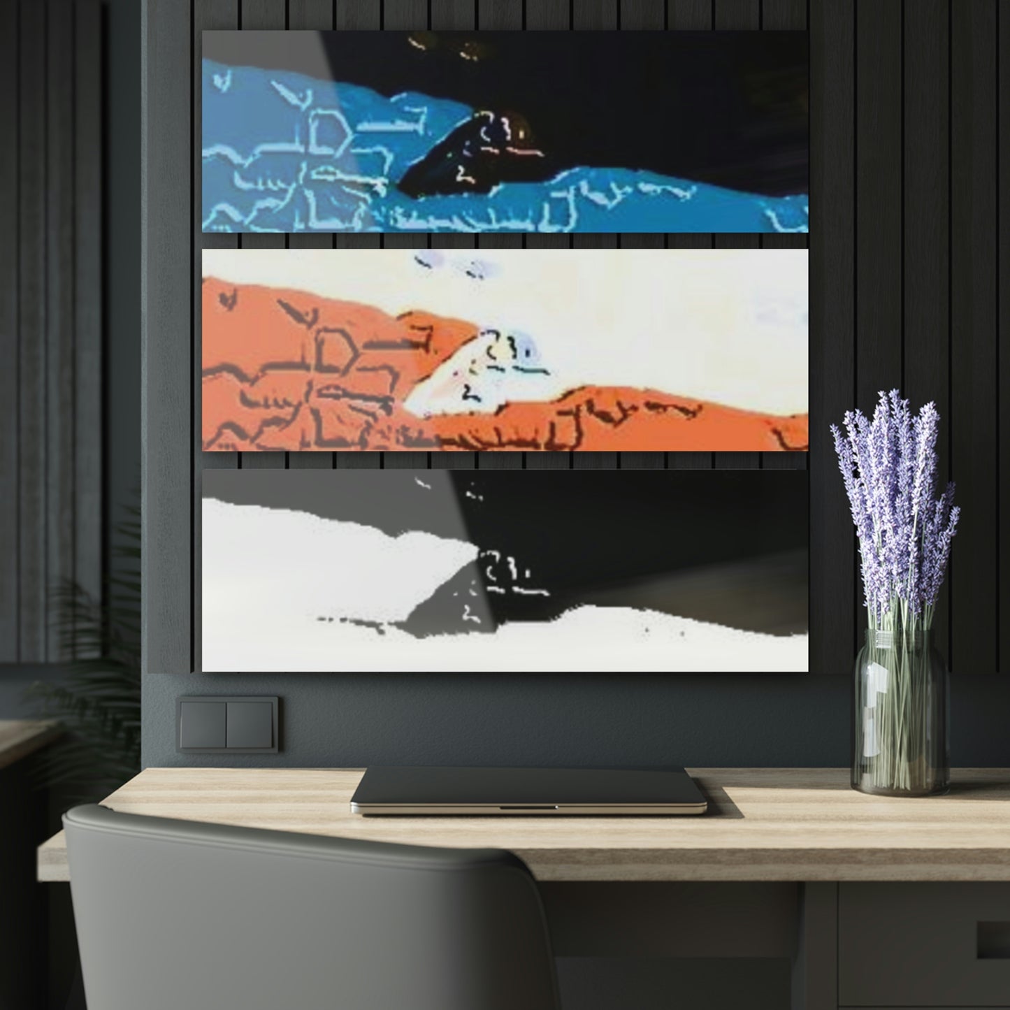 Acrylic Prints (Triptych)... Seattle Columbia Cup On Lake Washington ... "Dave Wilcox Heads For The Win" ... Associate Gift-Photo ... Original Works ...