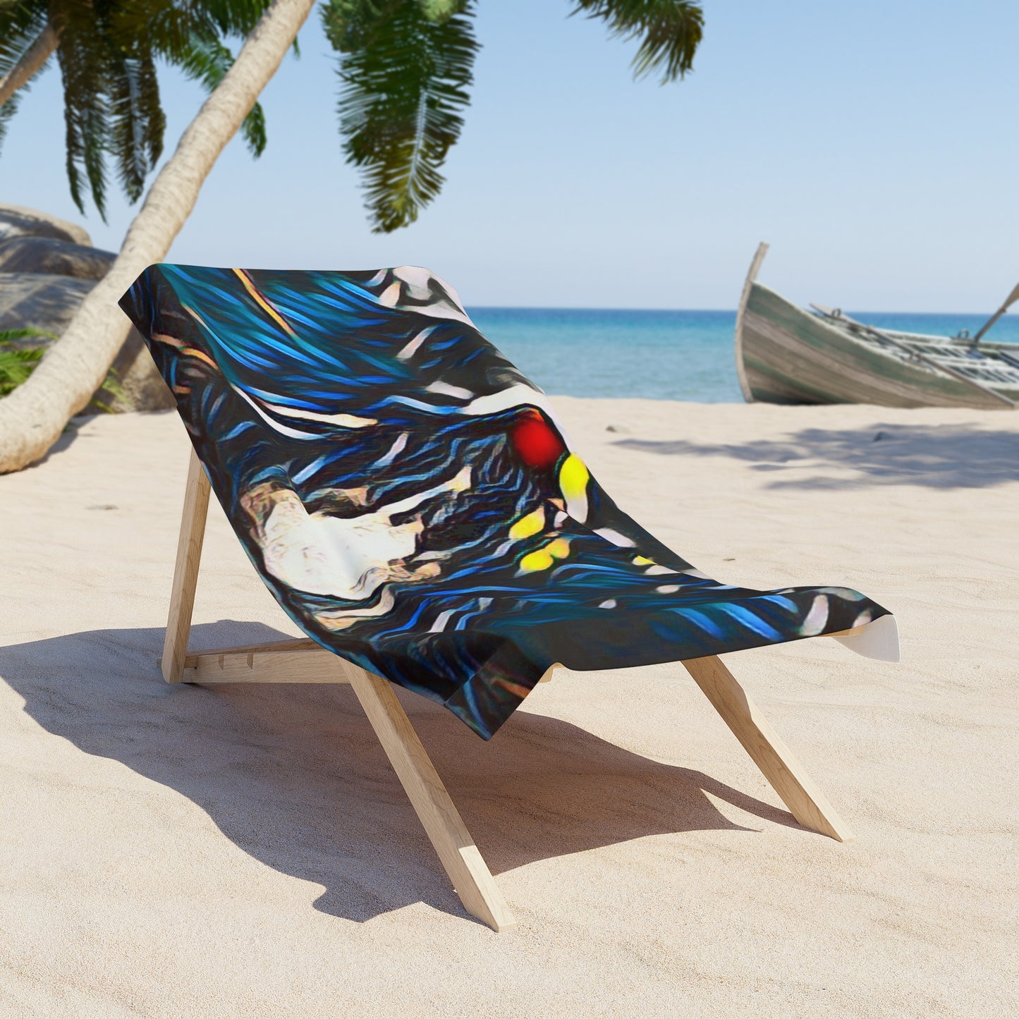 Beach Towel ... "Ken's Favourite Humpback Breach" ... Circa: 21st Century ... Maui, HI ... Original Works ...