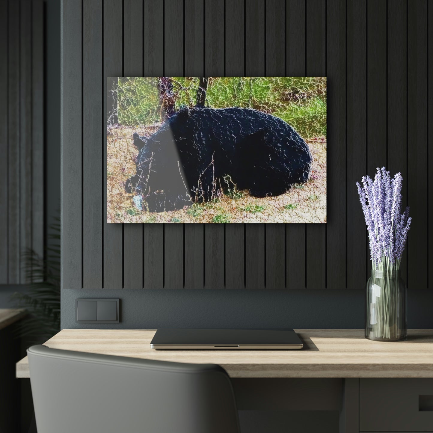 Acrylic Prints (French Cleat Hanging) ... RCY: "Rhett Creek Yogi ... '500 Lbs Of Autumn Season Hunger' ..." ... September 2022 ... Central Idaho ... Original Works ...